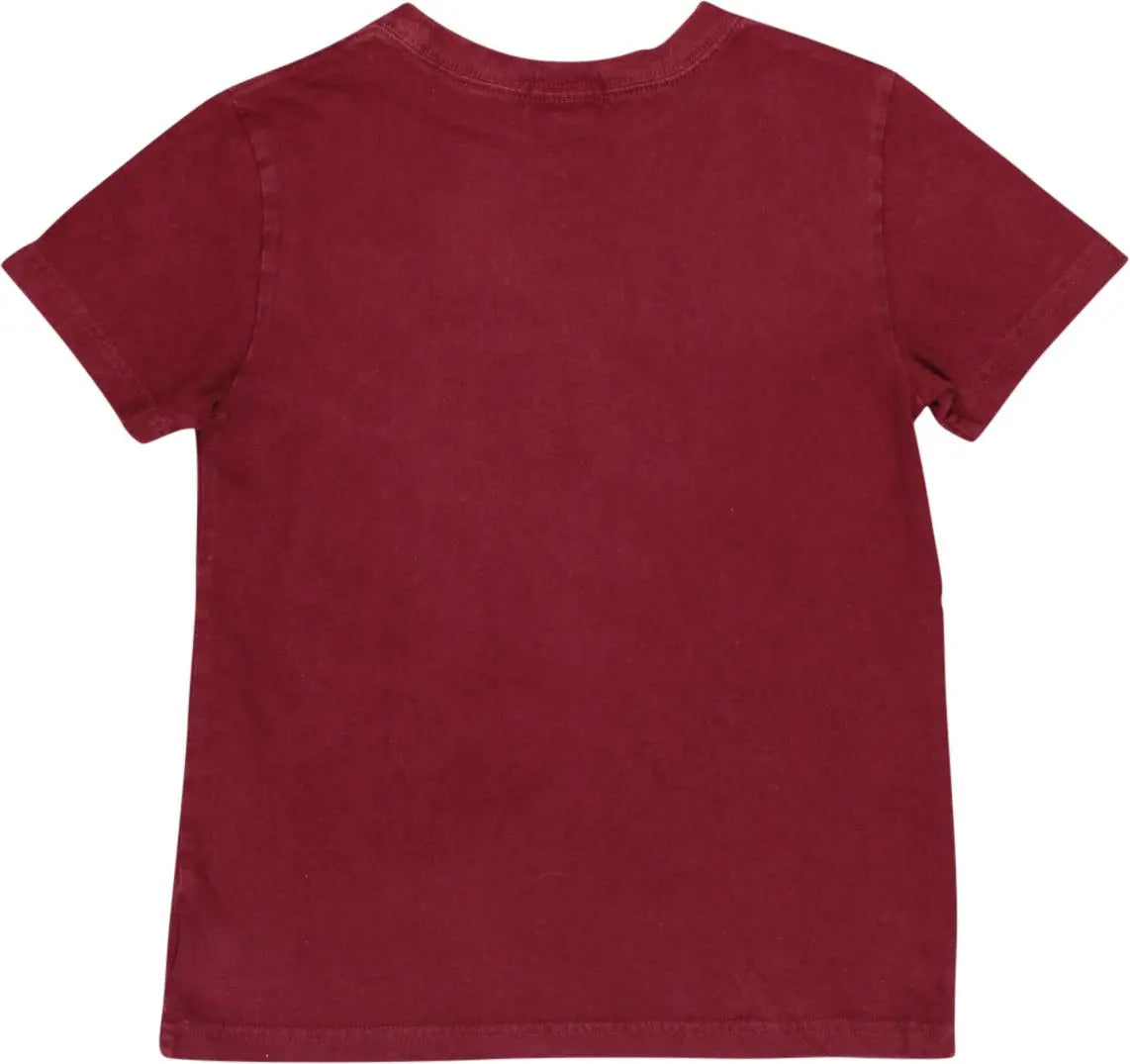 Ralph Lauren - Red T-Shirt by Ralph Lauren- ThriftTale.com - Vintage and second handclothing