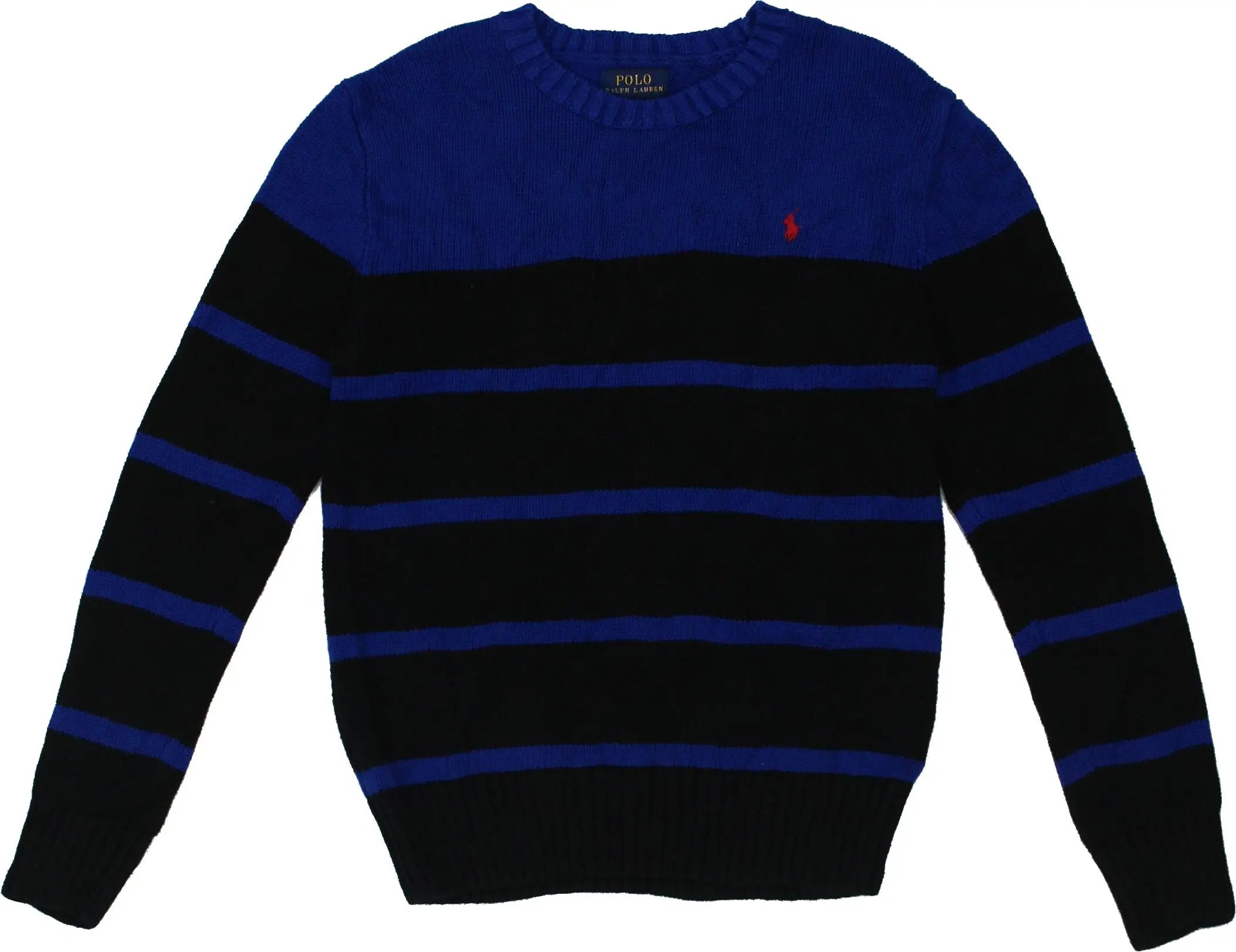 Ralph Lauren - Striped Knitted Sweater by Ralph Lauren- ThriftTale.com - Vintage and second handclothing