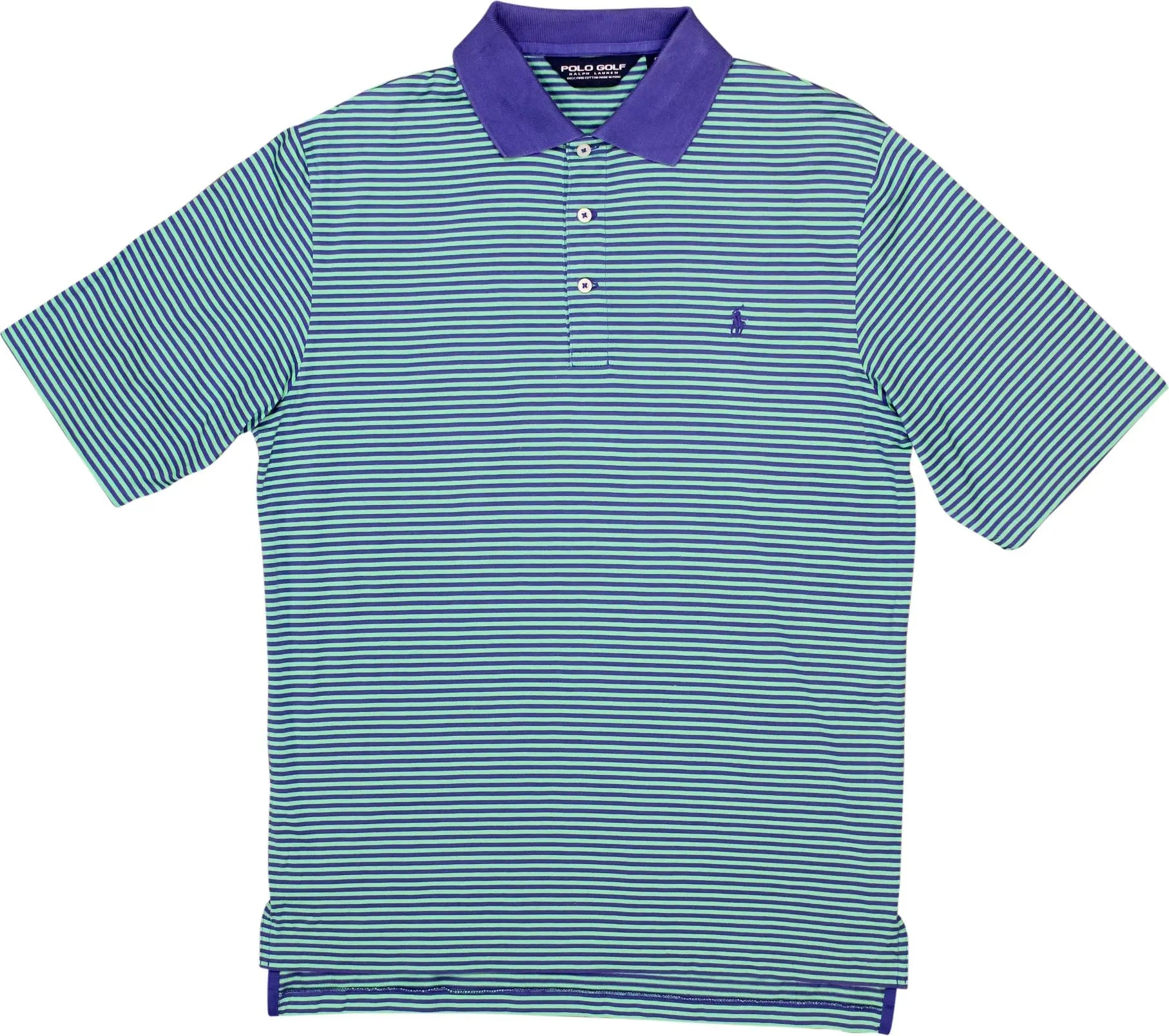 Ralph Lauren - Striped Polo Shirt by Ralph Lauren- ThriftTale.com - Vintage and second handclothing