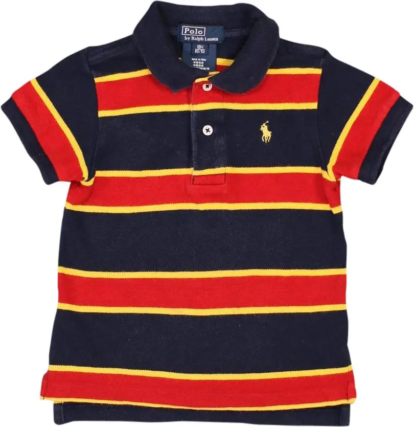 Ralph Lauren - Striped Polo Shirt by Ralph Lauren- ThriftTale.com - Vintage and second handclothing