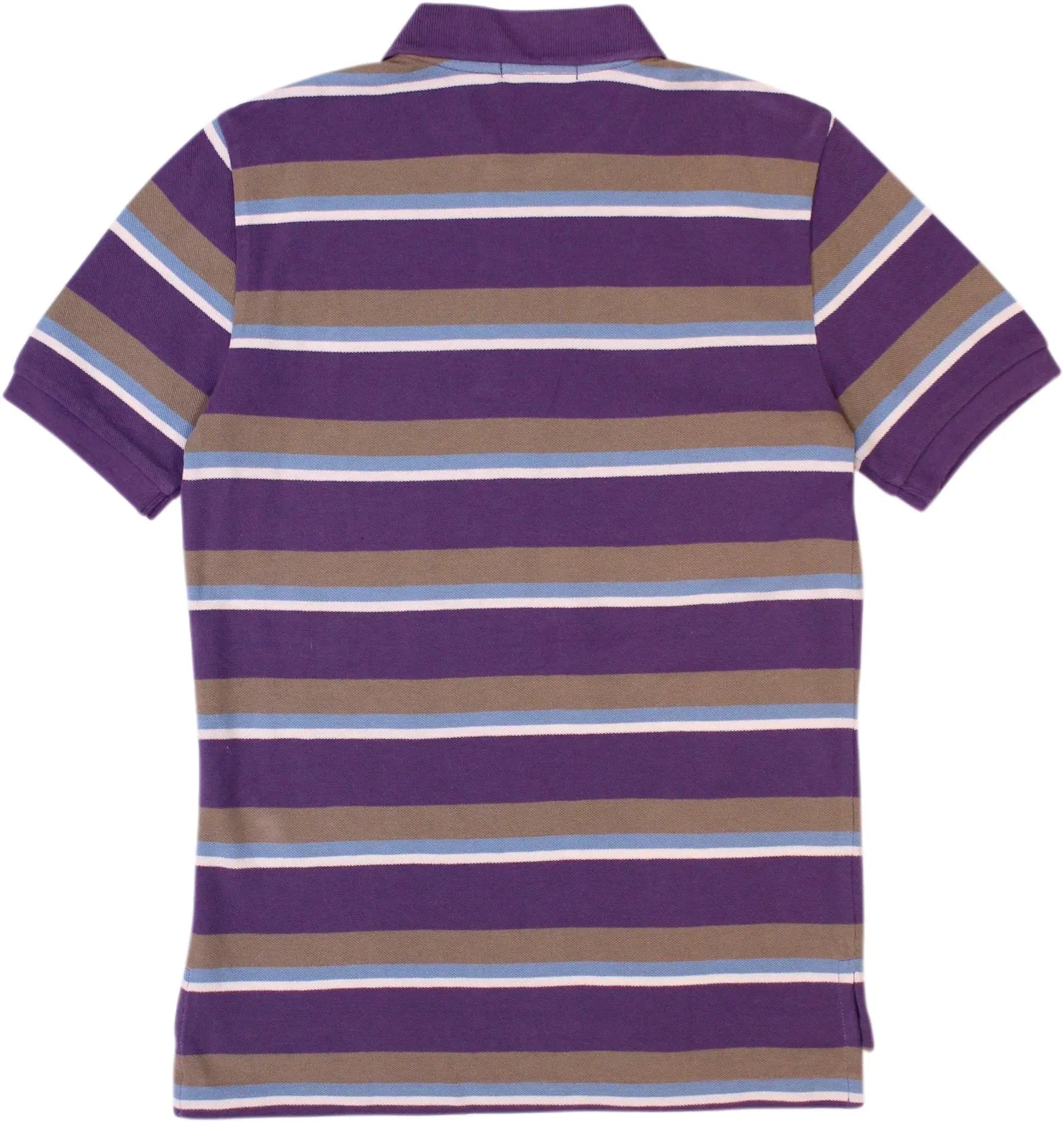 Ralph Lauren - Striped Short Sleeve Polo by Ralph Lauren- ThriftTale.com - Vintage and second handclothing