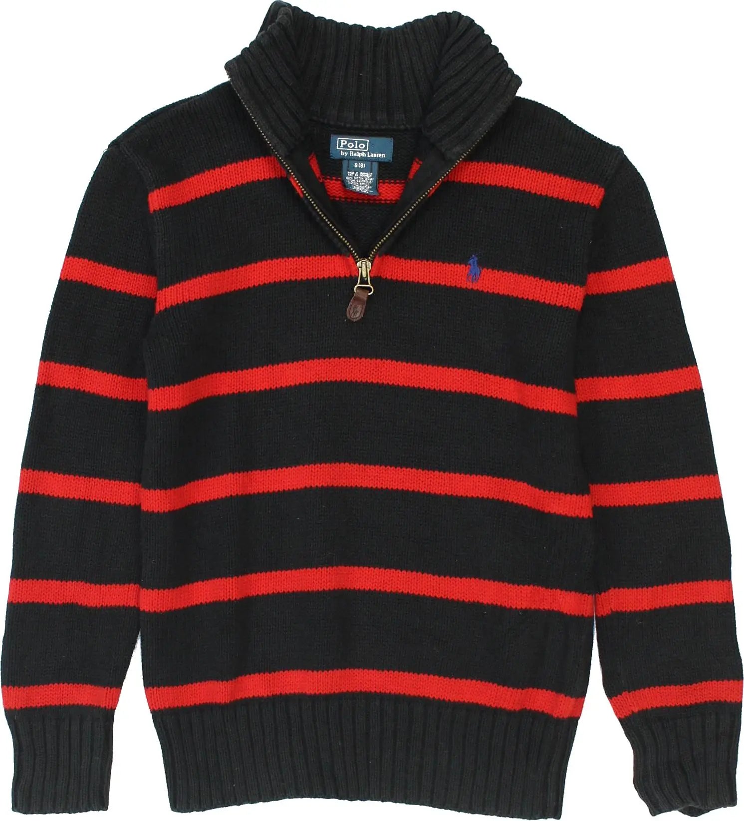Ralph Lauren - Striped Sweater by Ralph Lauren- ThriftTale.com - Vintage and second handclothing