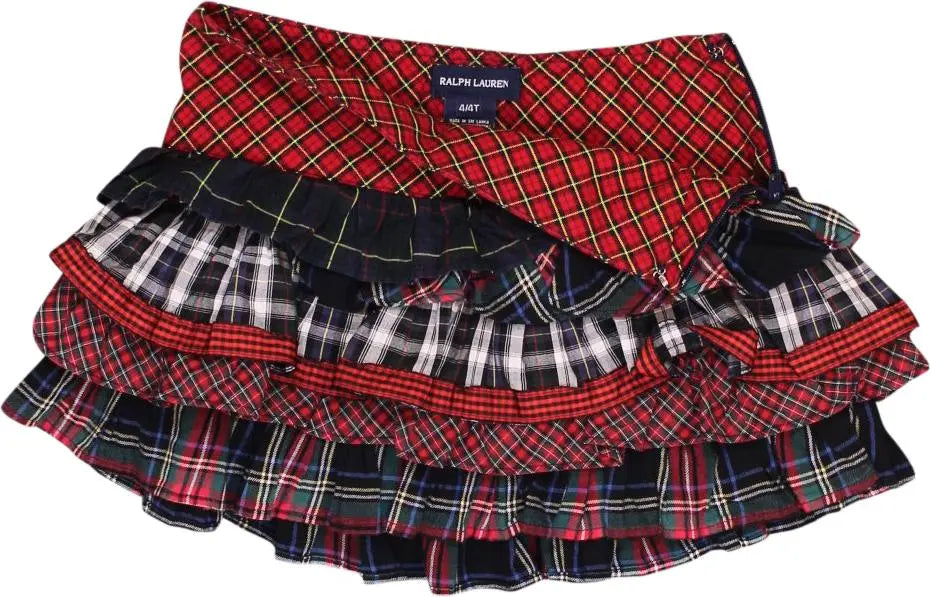 Ralph Lauren - Tartan Skirt by Ralph Lauren- ThriftTale.com - Vintage and second handclothing