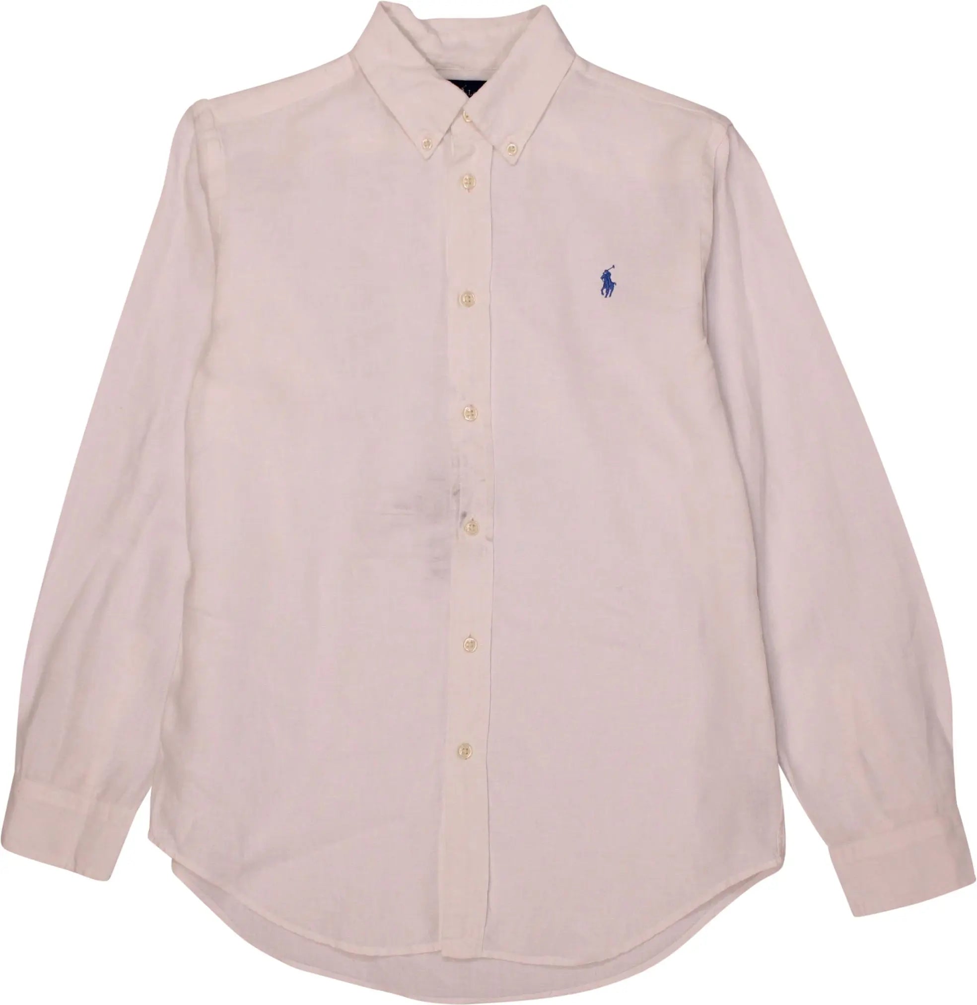 Ralph Lauren - White Linen Shirt by Ralph lauren- ThriftTale.com - Vintage and second handclothing