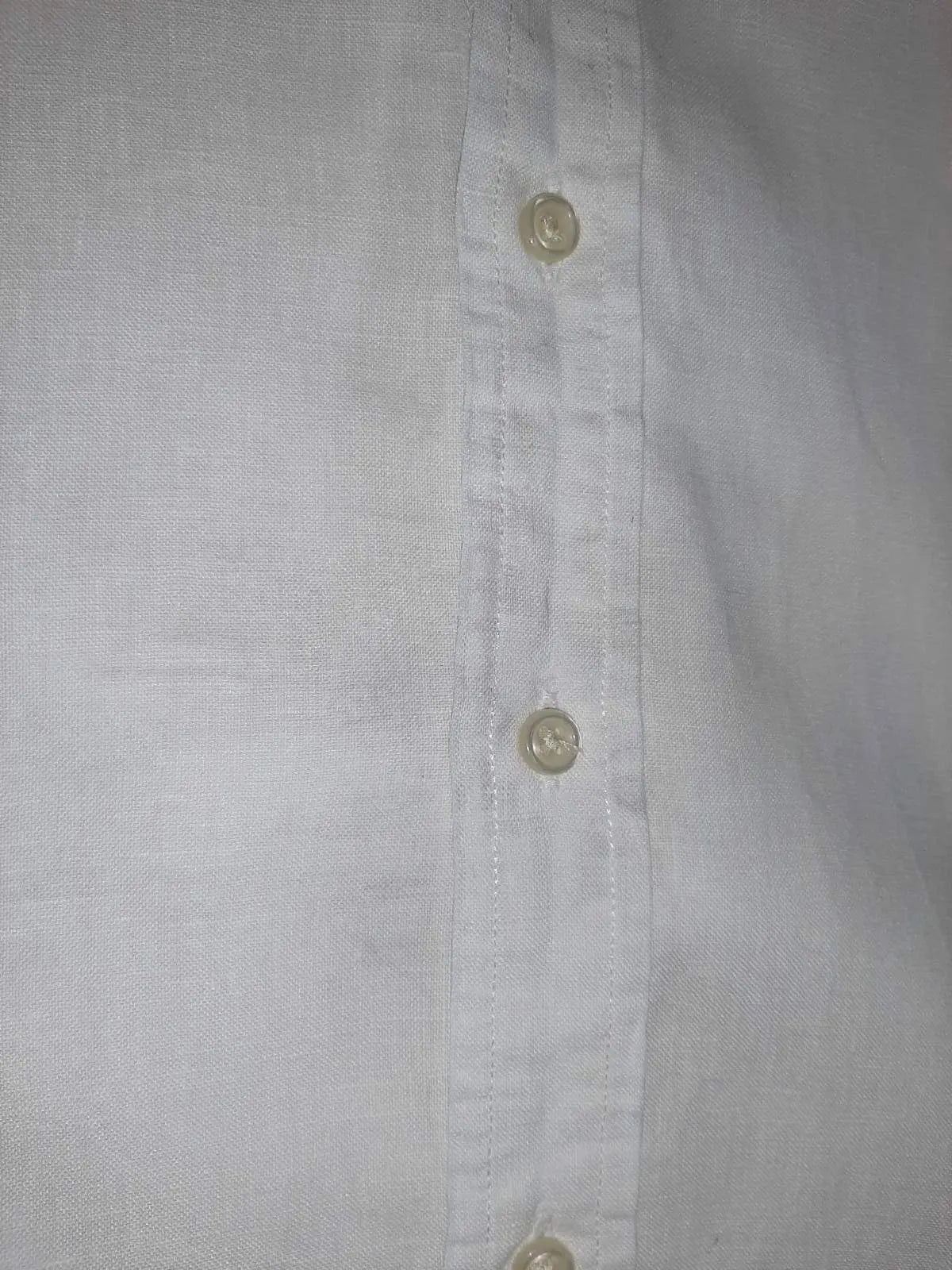 Ralph Lauren - White Linen Shirt by Ralph lauren- ThriftTale.com - Vintage and second handclothing