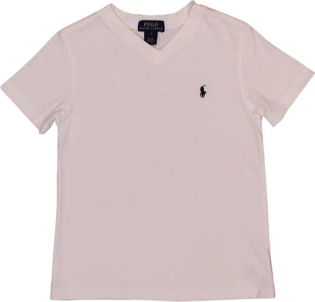 Ralph Lauren - White T-shirt by Ralph Lauren- ThriftTale.com - Vintage and second handclothing
