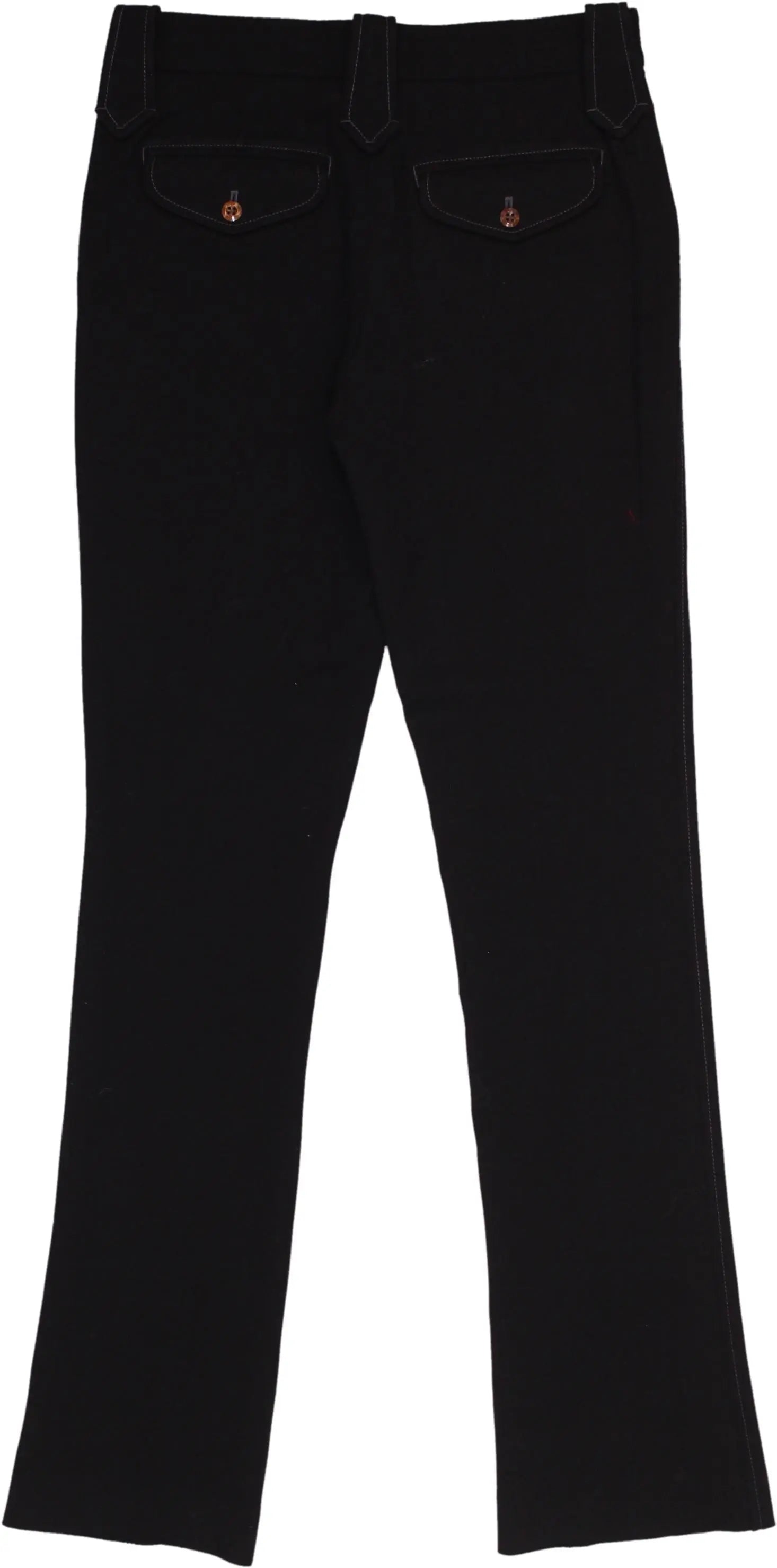 Ralph Lauren - Wool Black Pants by Ralph Lauren- ThriftTale.com - Vintage and second handclothing