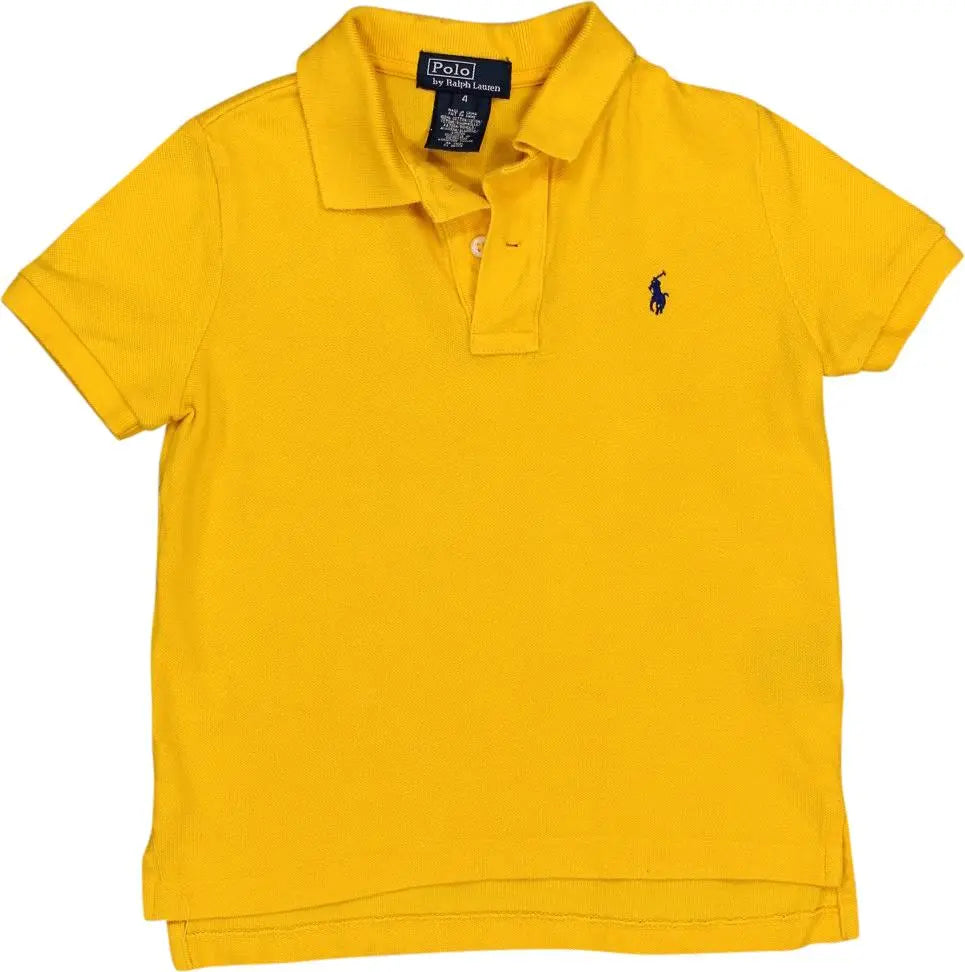 Ralph Lauren - Yellow Polo Shirt by Ralph Lauren- ThriftTale.com - Vintage and second handclothing