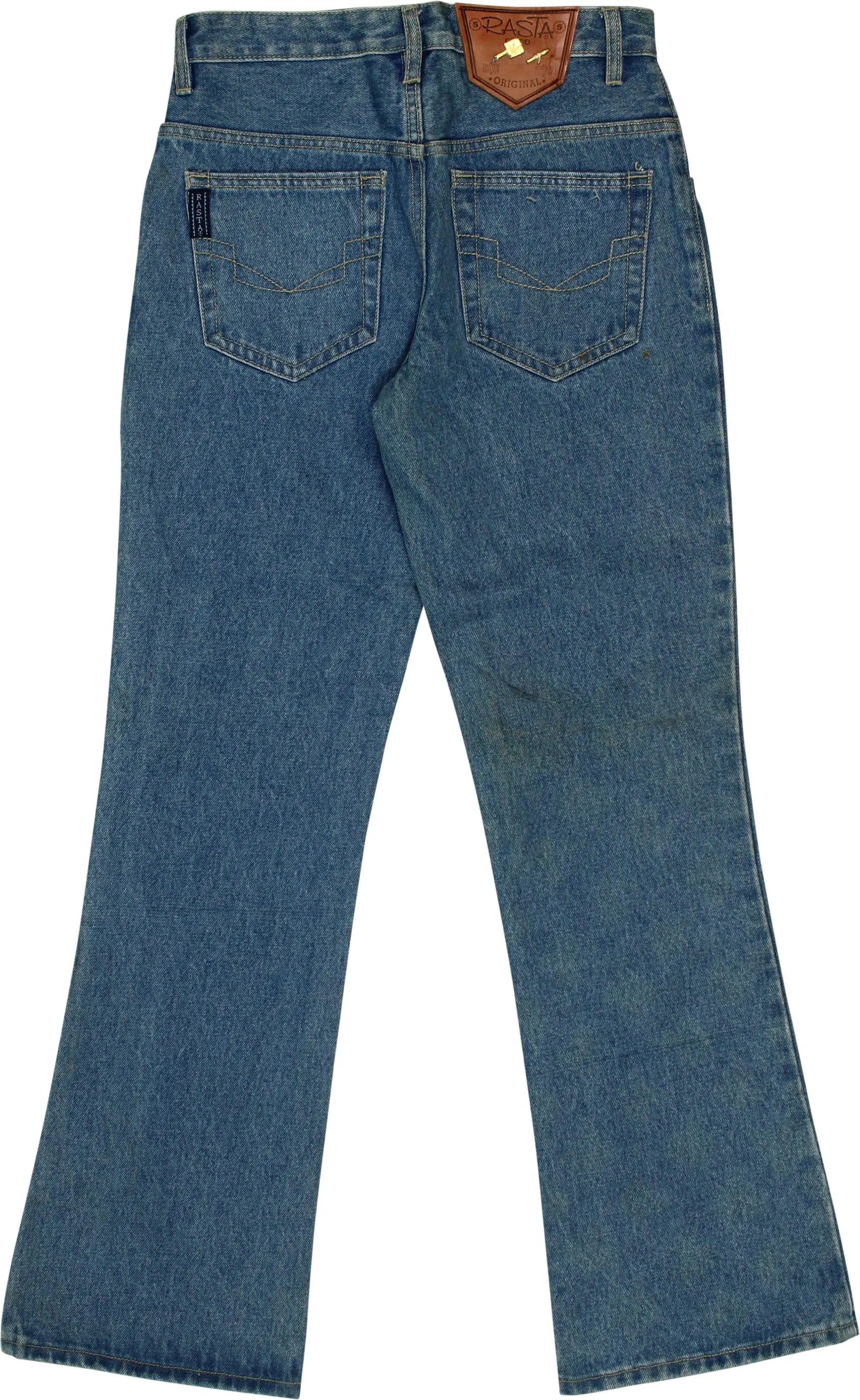 Rasta - Bootcut Jeans- ThriftTale.com - Vintage and second handclothing