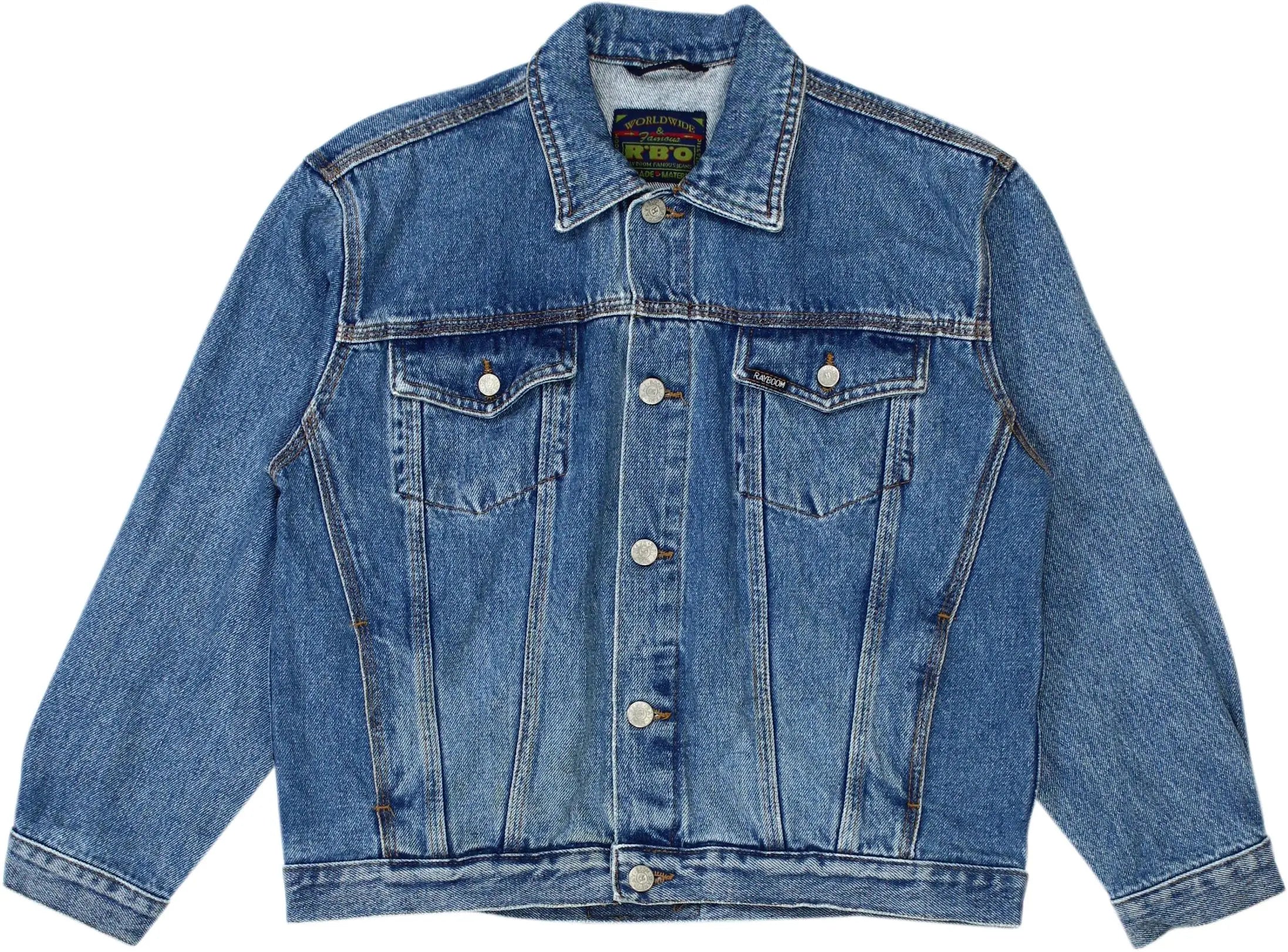 Rayboom - Blue Denim Jacket- ThriftTale.com - Vintage and second handclothing