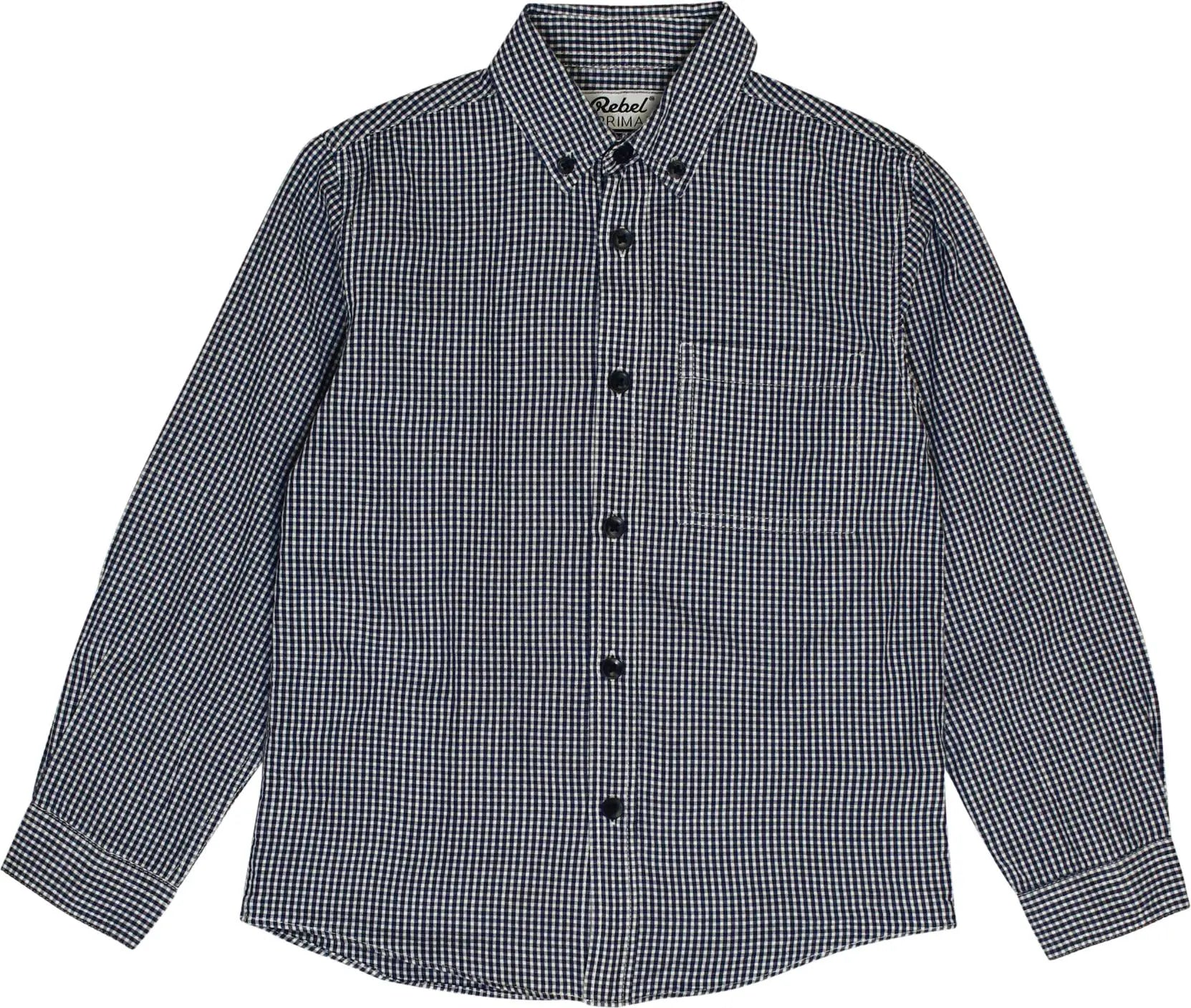 Rebel - Checked Shirt- ThriftTale.com - Vintage and second handclothing