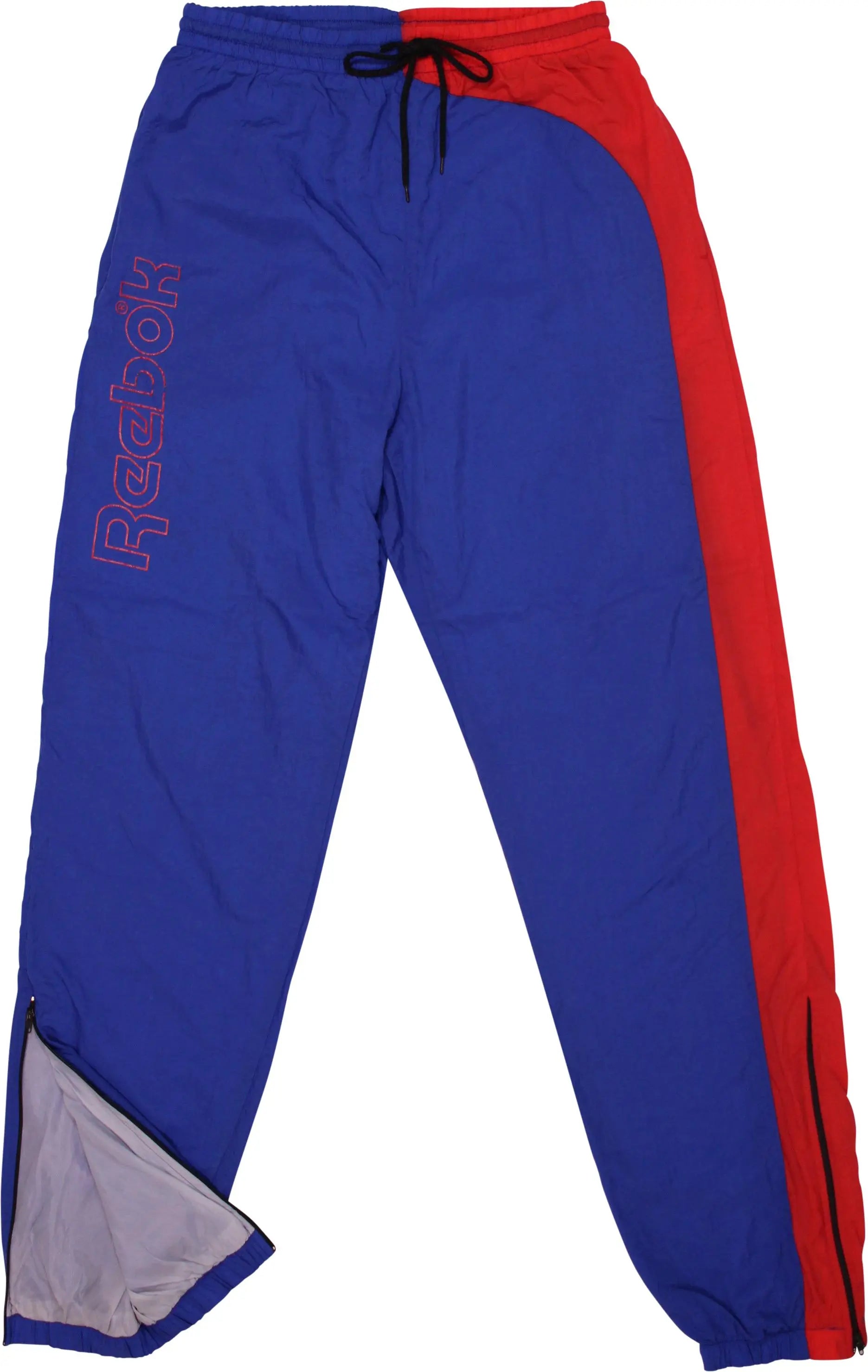 Reebok - Blue Track Pants by Reebok- ThriftTale.com - Vintage and second handclothing