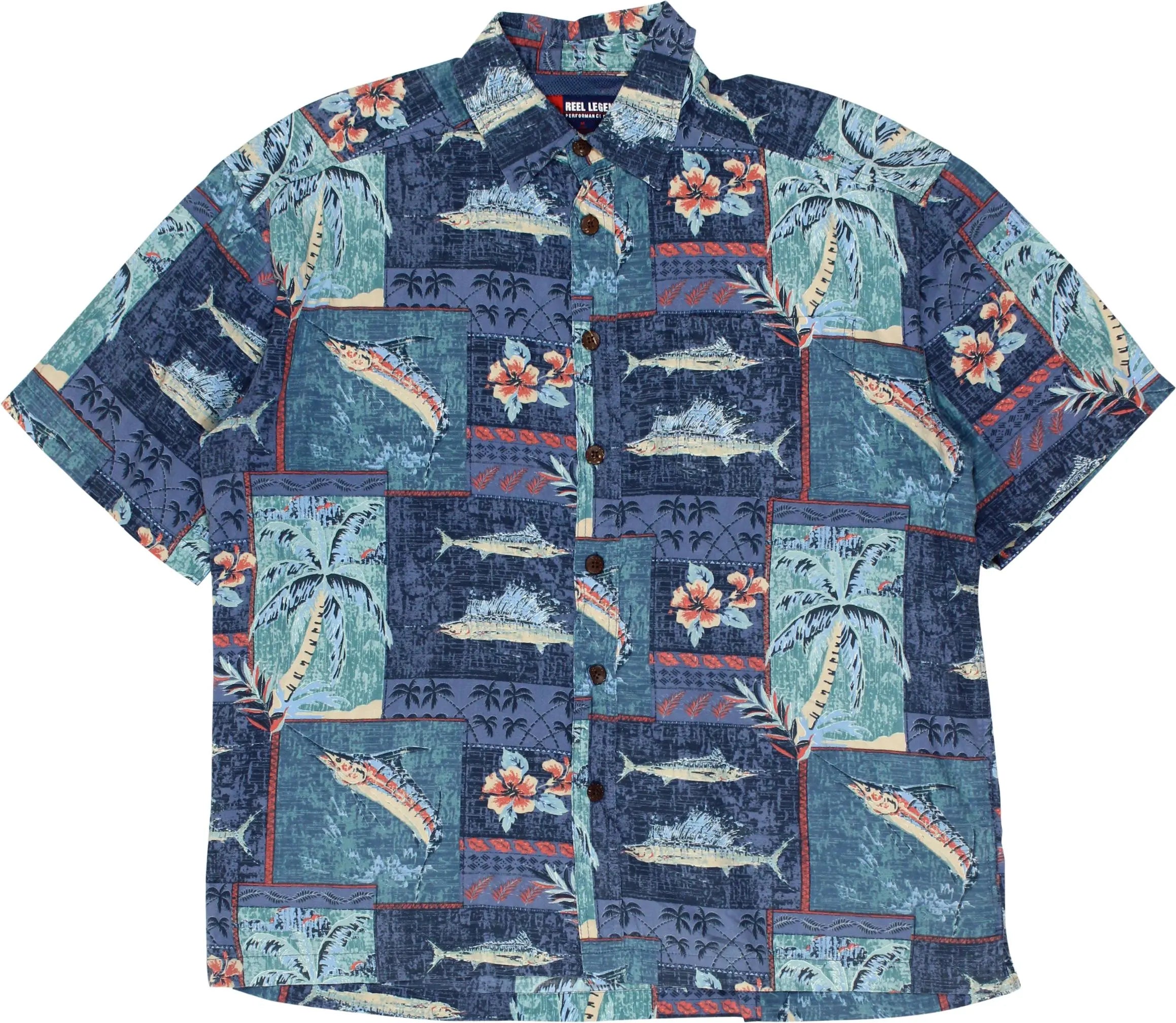 Reel Legends - Hawaiian Shirt- ThriftTale.com - Vintage and second handclothing