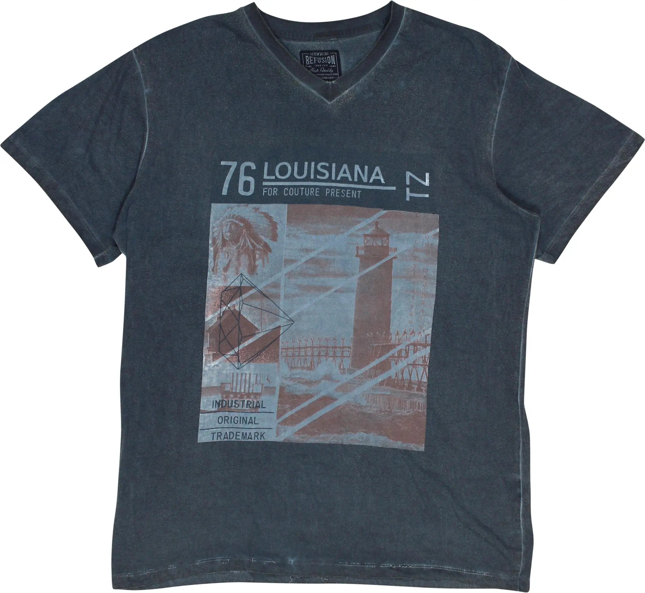 Refusion - T-Shirt- ThriftTale.com - Vintage and second handclothing