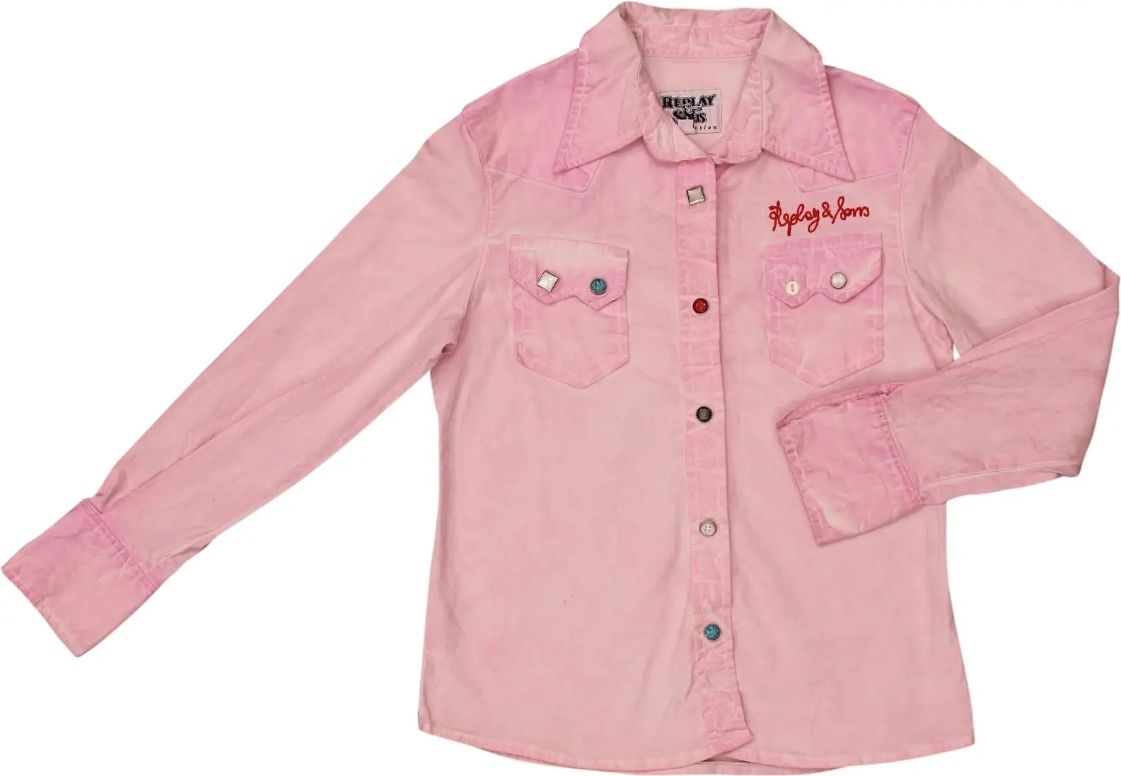 Replay & Sons - PINK0853- ThriftTale.com - Vintage and second handclothing