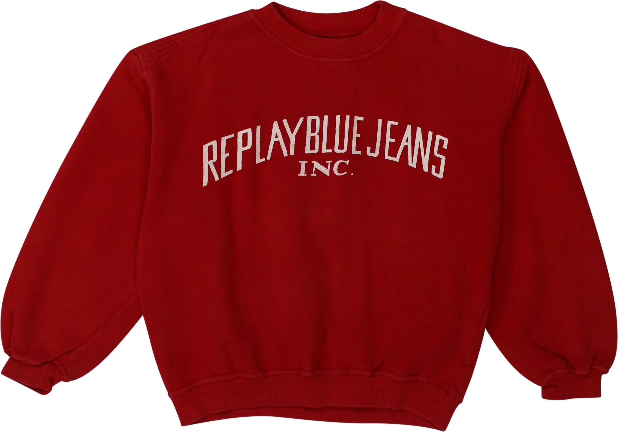 Replay & Sons - Red Sweater by Replay & Sons- ThriftTale.com - Vintage and second handclothing