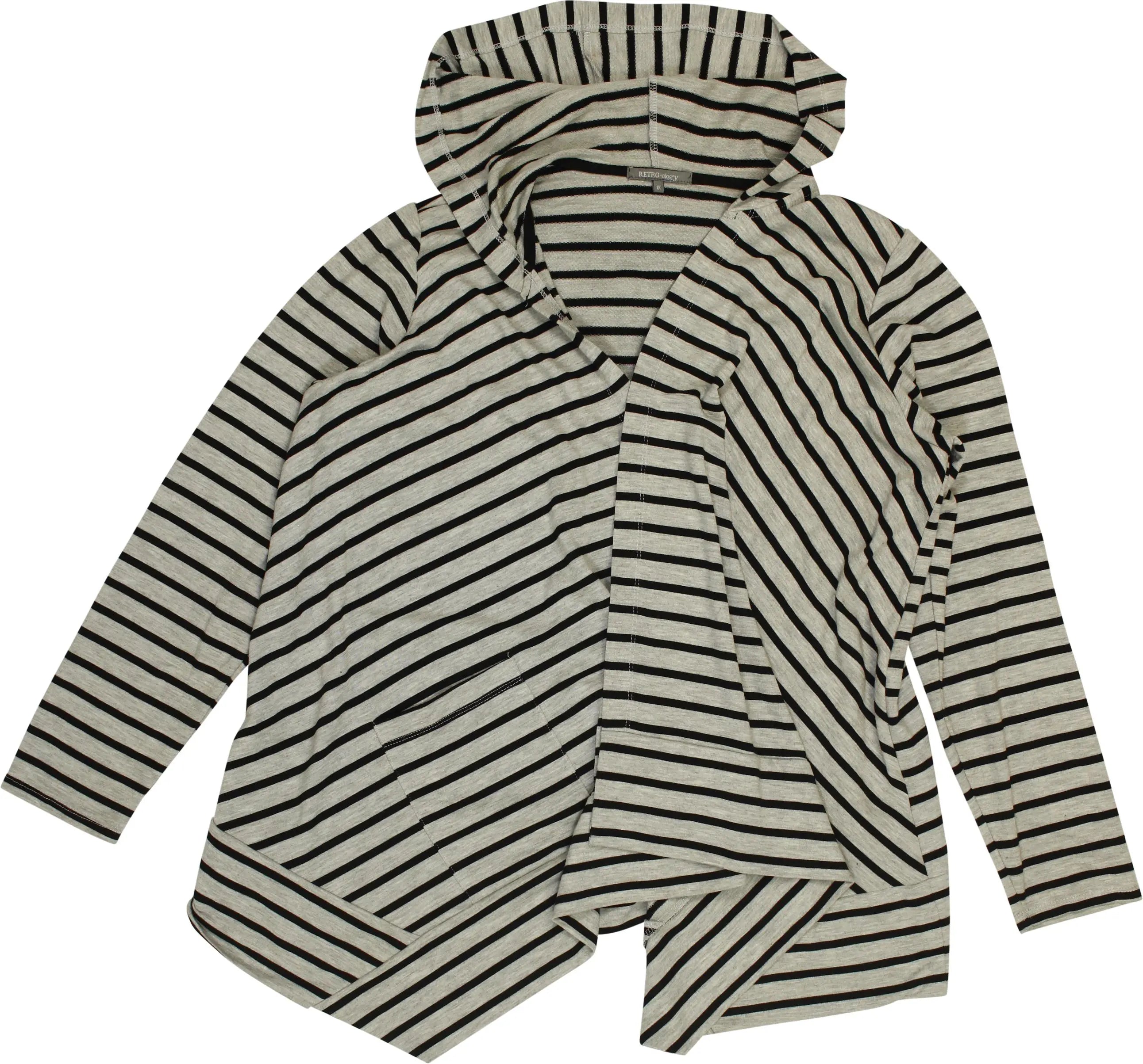 Retro-ology - Striped Cardigan- ThriftTale.com - Vintage and second handclothing