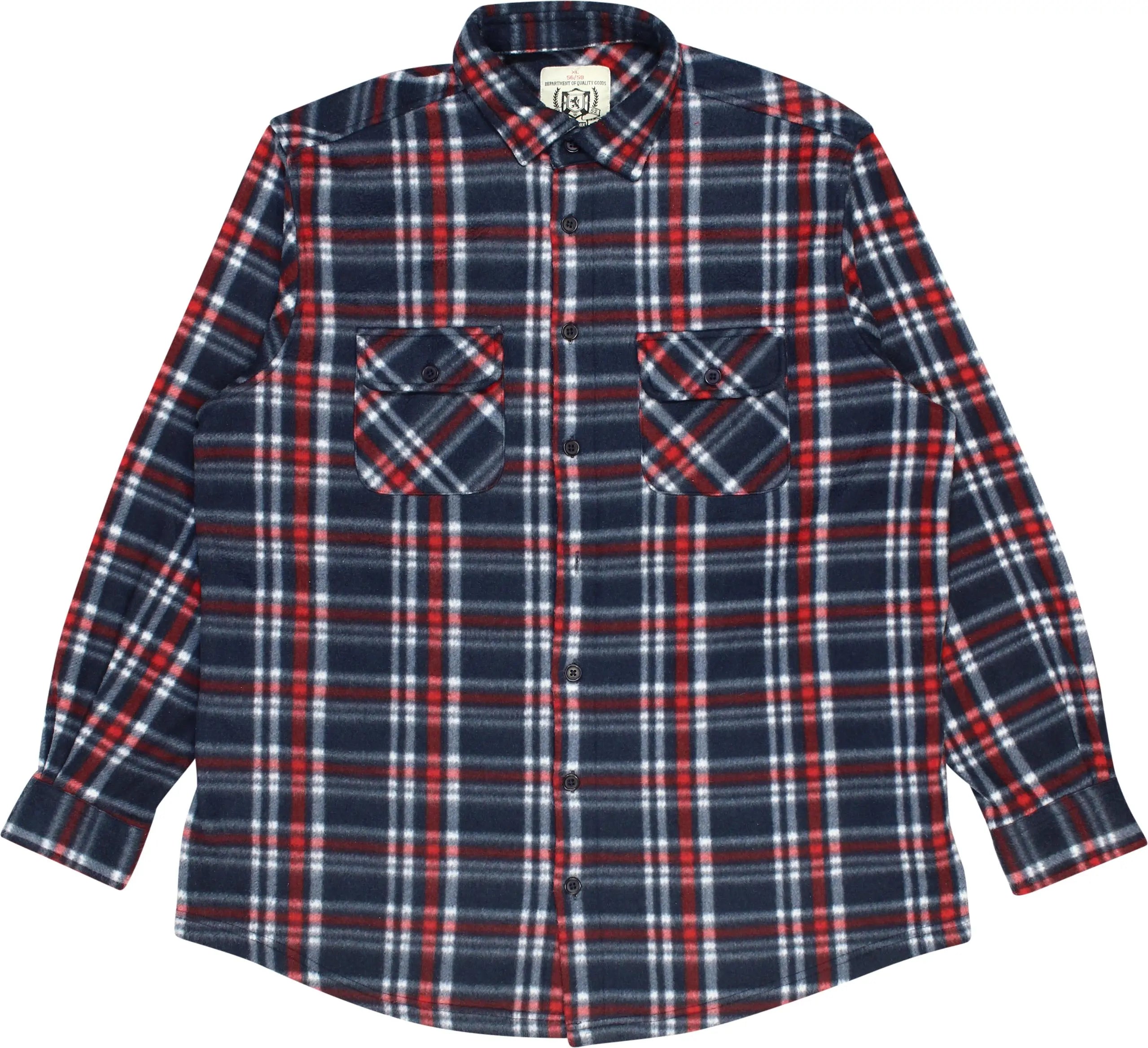 Reward Collection - Checkered Fleece Shirt- ThriftTale.com - Vintage and second handclothing