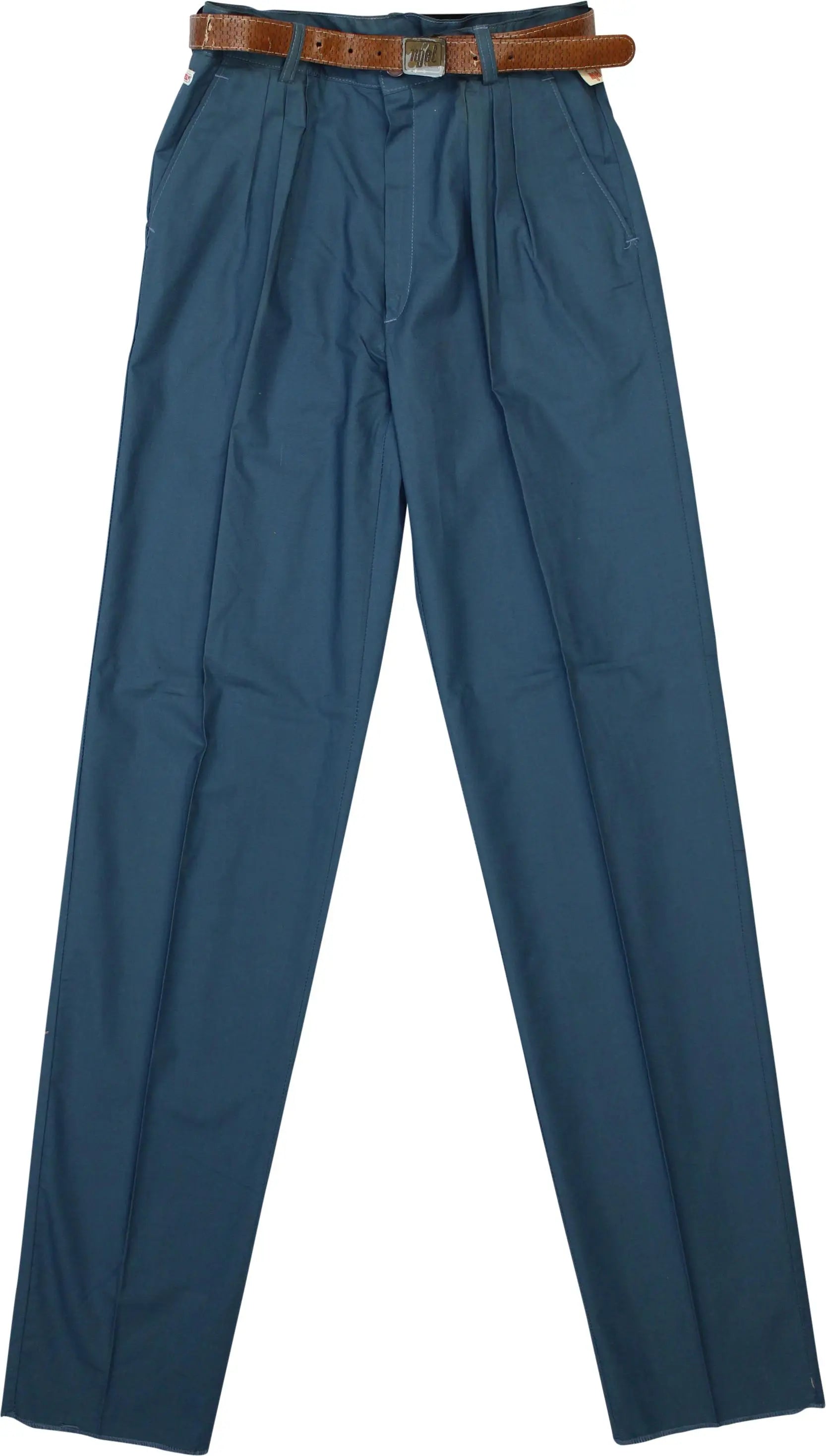 Riegel - Blue Regular Trousers- ThriftTale.com - Vintage and second handclothing