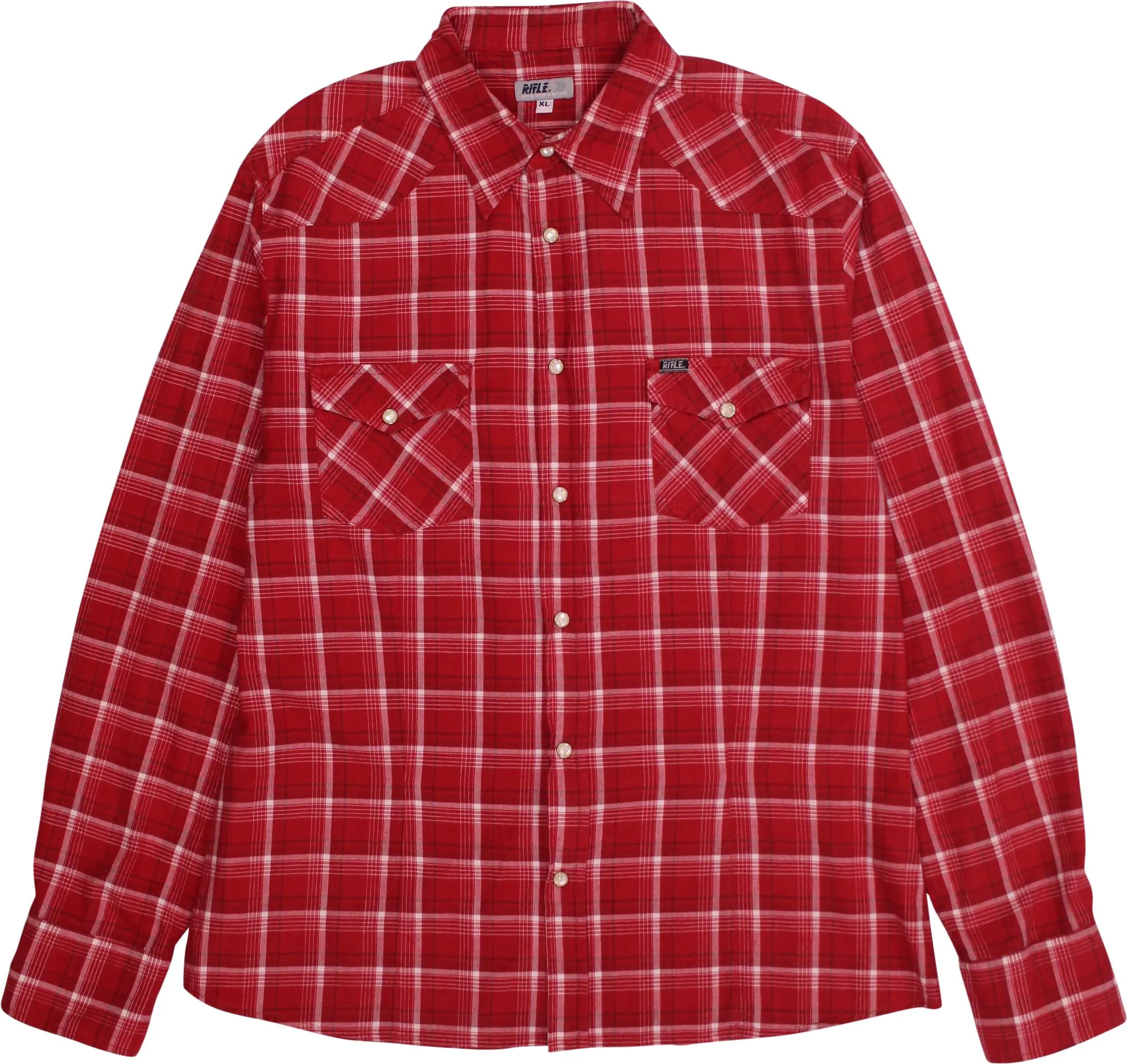 Rifle - Checked Shirt by Rifle- ThriftTale.com - Vintage and second handclothing