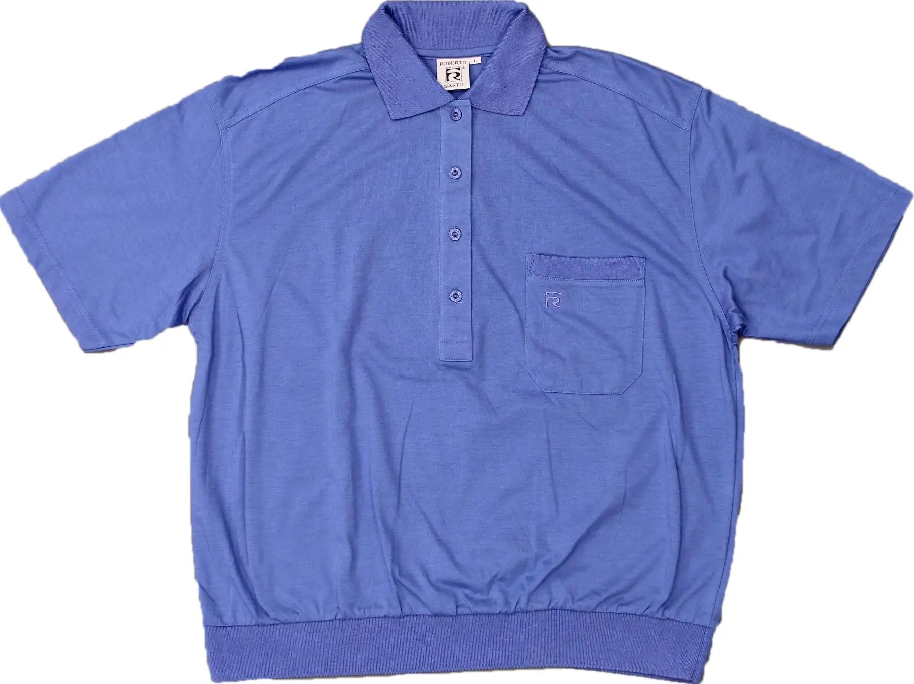 Roberto Sarto - Blue Polo Shirt by Roberto Sarto- ThriftTale.com - Vintage and second handclothing