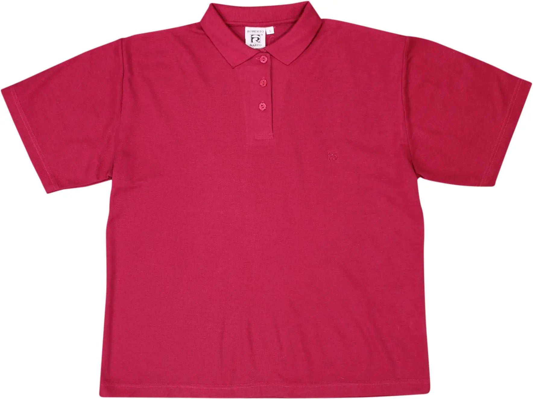 Roberto Sarto - Pink Polo Shirt by Roberto Sarto- ThriftTale.com - Vintage and second handclothing
