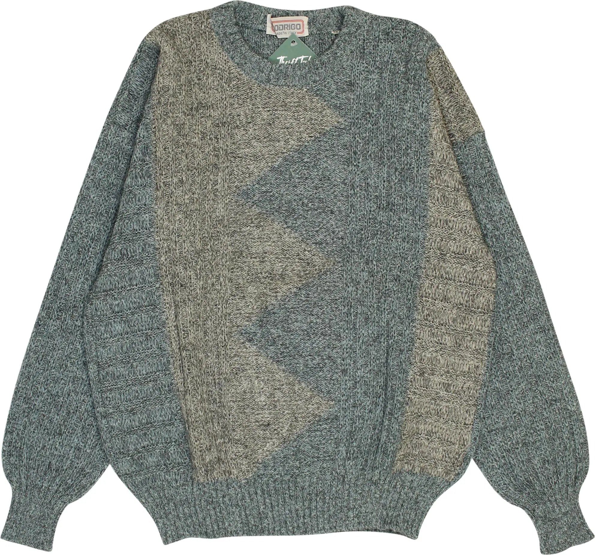 Rodrigo - 80s Knitted Jumper- ThriftTale.com - Vintage and second handclothing