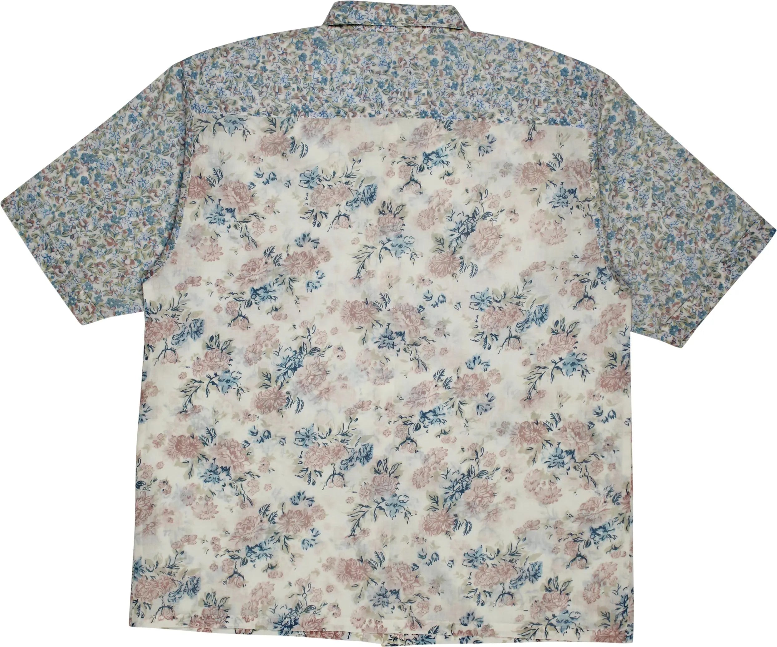 Ronate Bargini - 80s Floral Short Sleeve Blouse- ThriftTale.com - Vintage and second handclothing