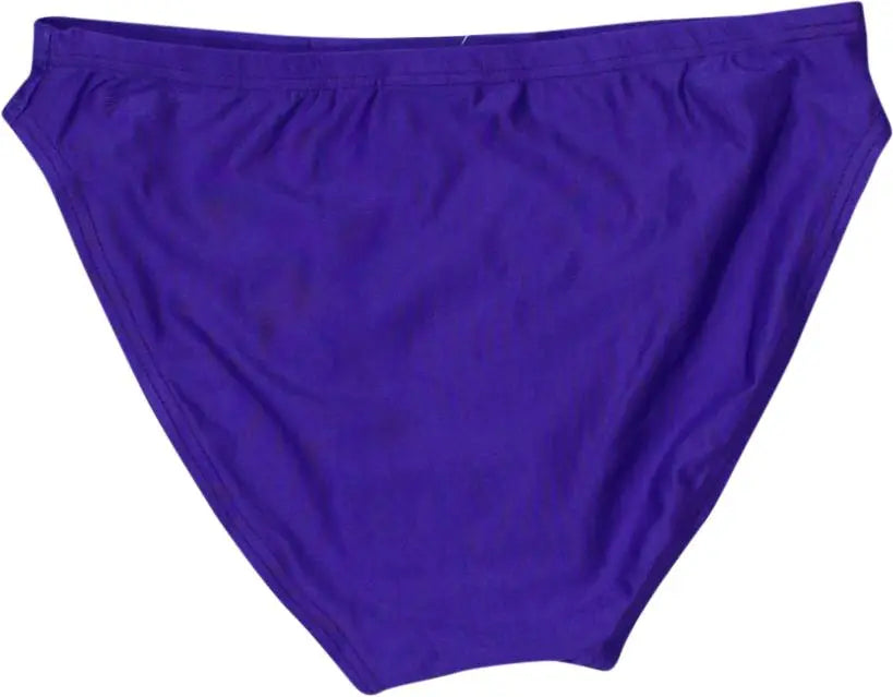Ross Humpolec - Purple Swim Brief- ThriftTale.com - Vintage and second handclothing