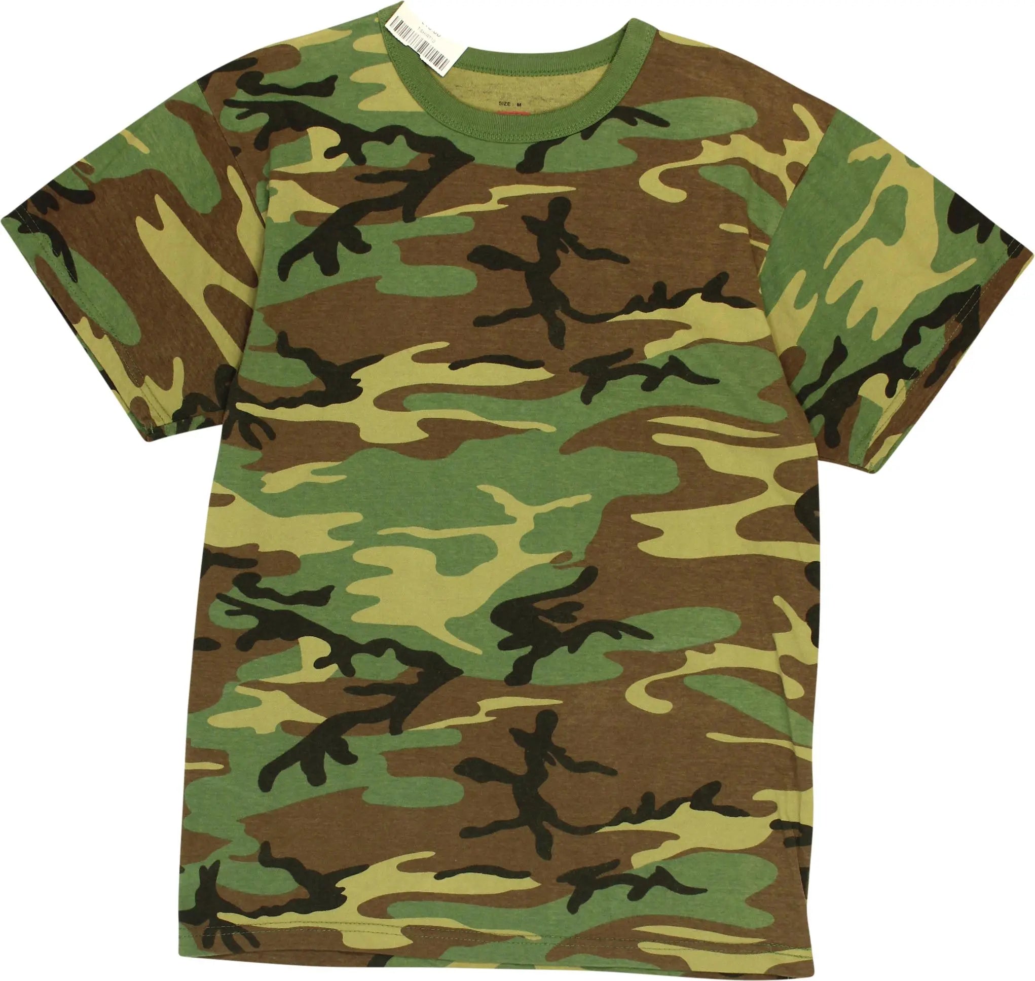 Rotnoo - Camouflage T-shirt- ThriftTale.com - Vintage and second handclothing