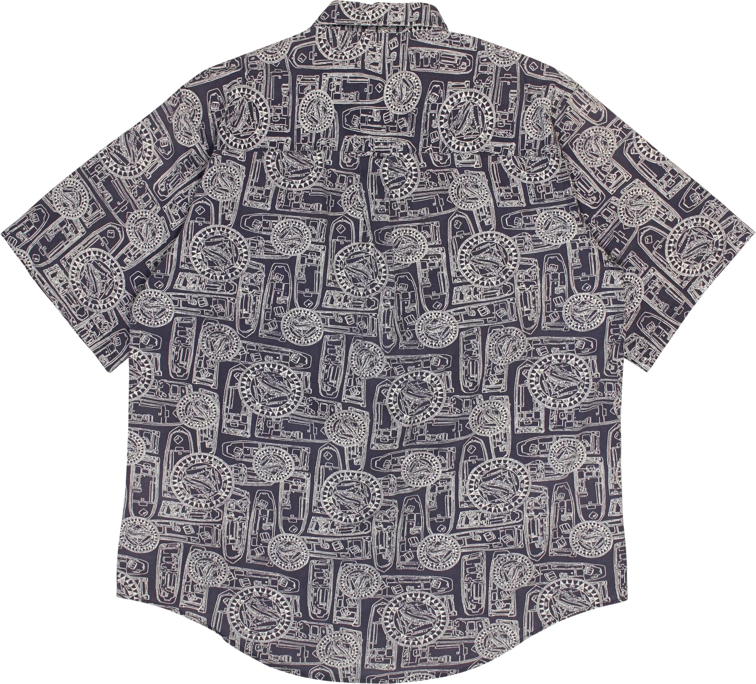 Roundtree & Yorke - 90s Patterned Shirt- ThriftTale.com - Vintage and second handclothing