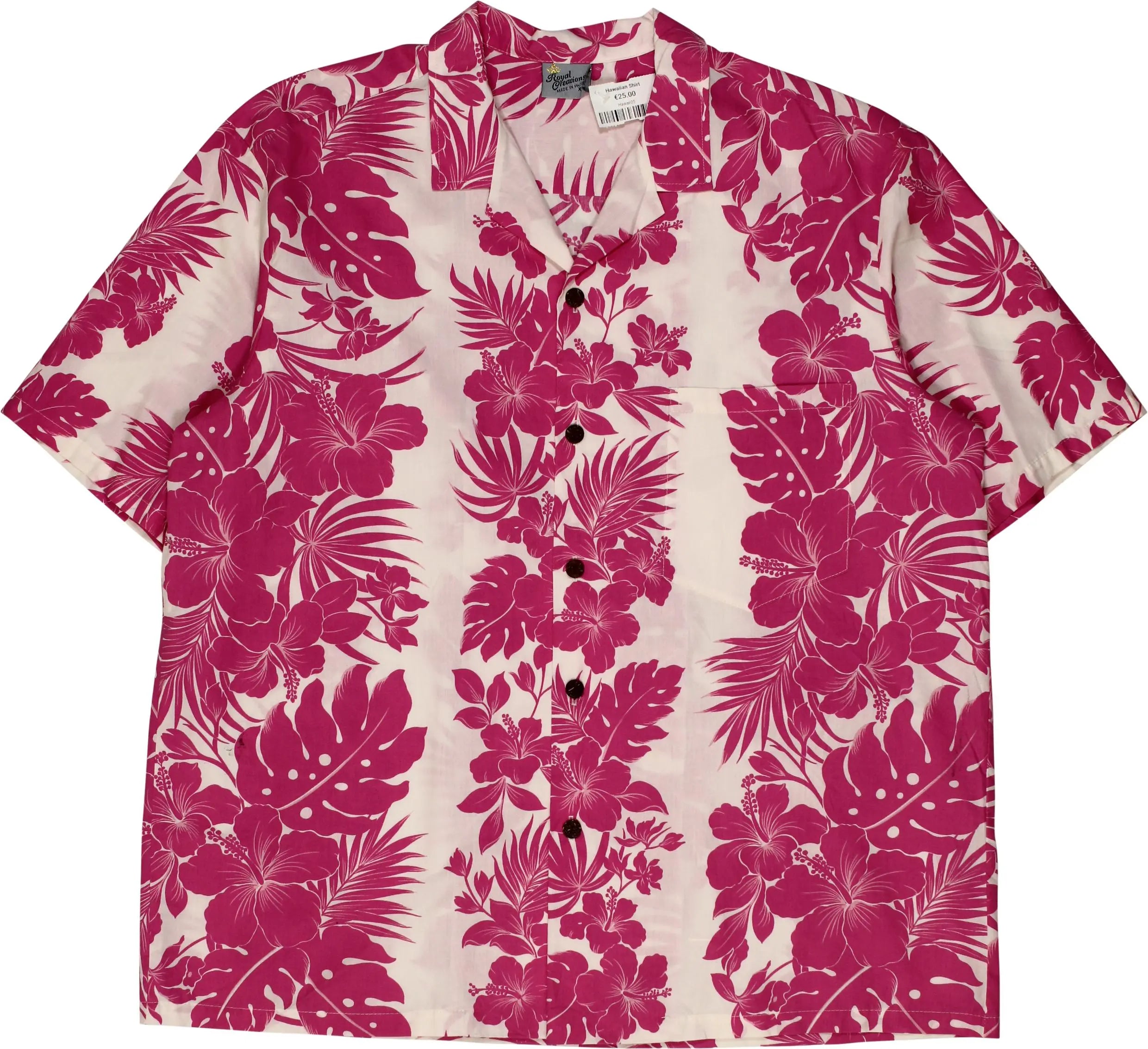 Royal Creations - Hawaiian Shirt- ThriftTale.com - Vintage and second handclothing