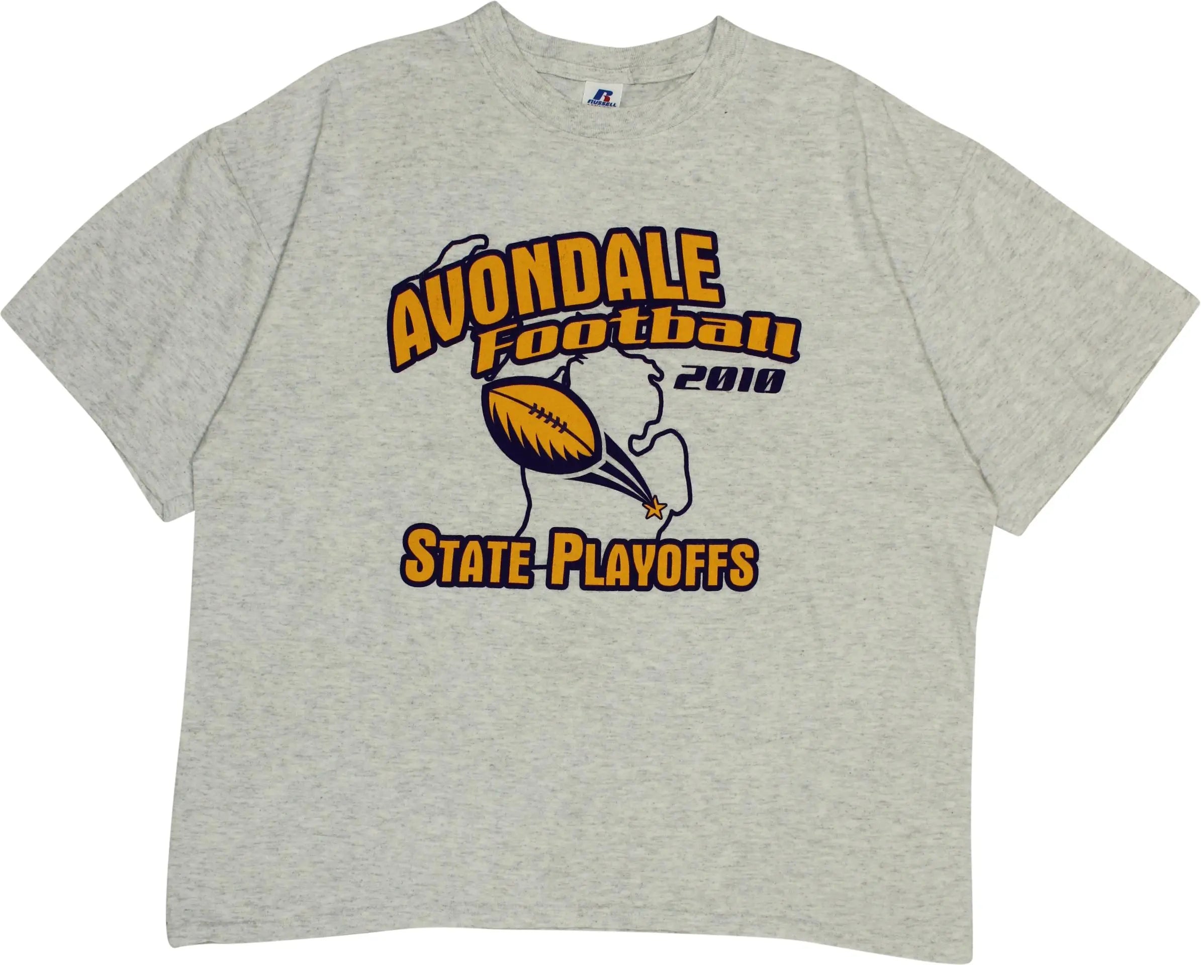Russell Athletic - Avondale Football T-Shirt- ThriftTale.com - Vintage and second handclothing