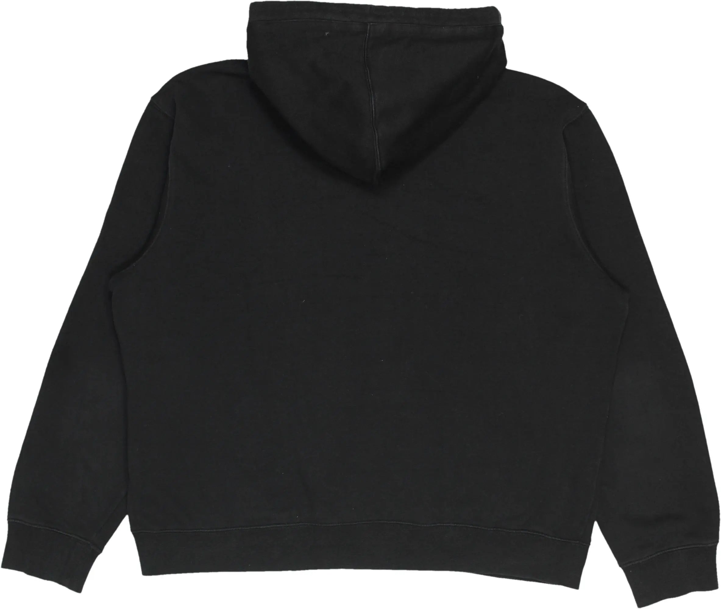 Russell Athletic - Black Hoodie by Russell Athletic- ThriftTale.com - Vintage and second handclothing