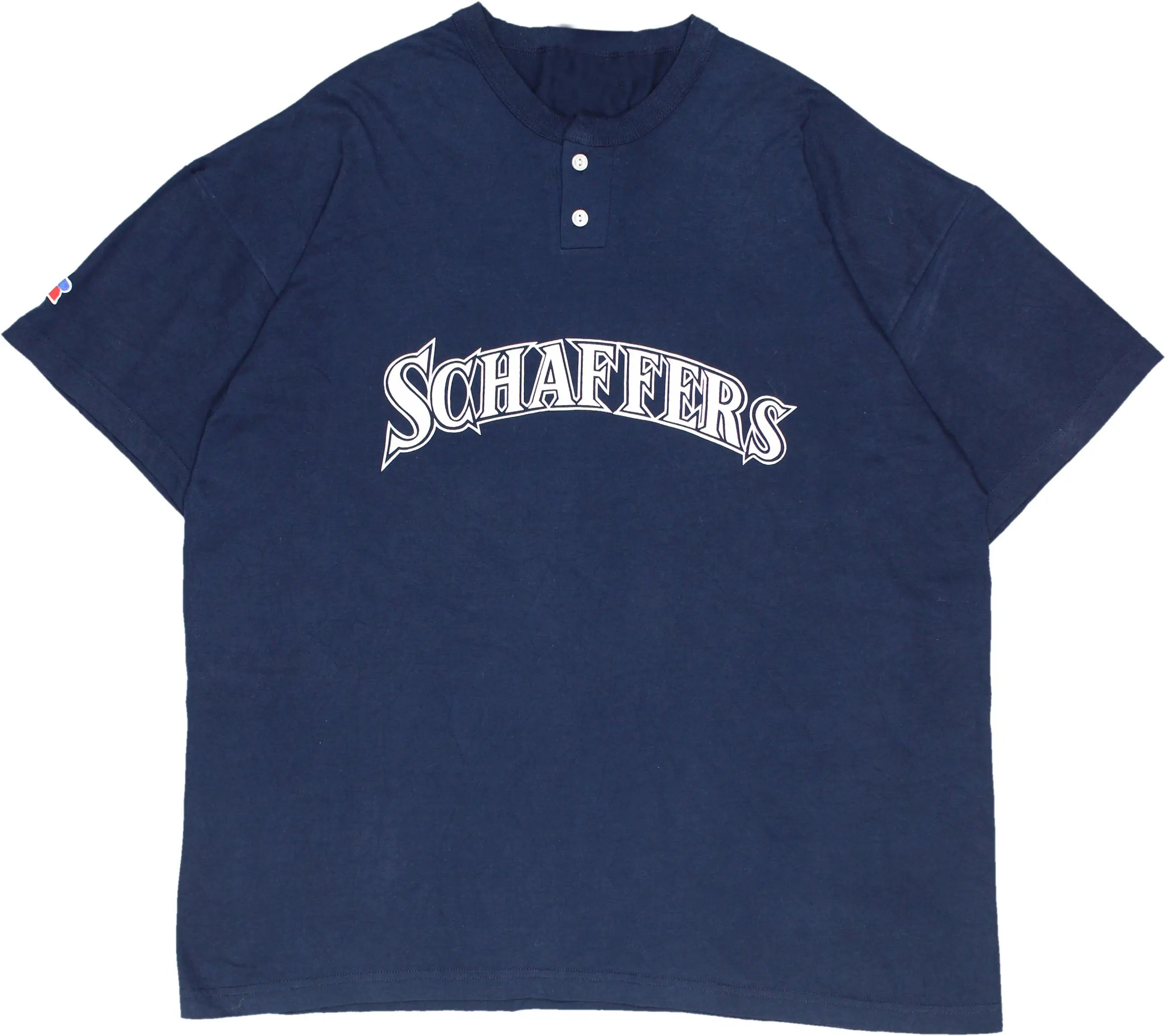 Russell Athletic - Schaffers T-Shirt- ThriftTale.com - Vintage and second handclothing