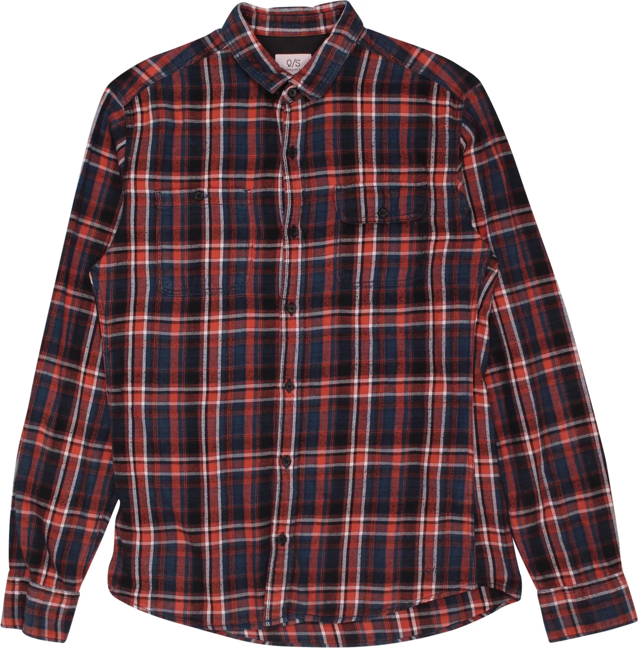 S.Oliver - Flannel Checked Shirt- ThriftTale.com - Vintage and second handclothing