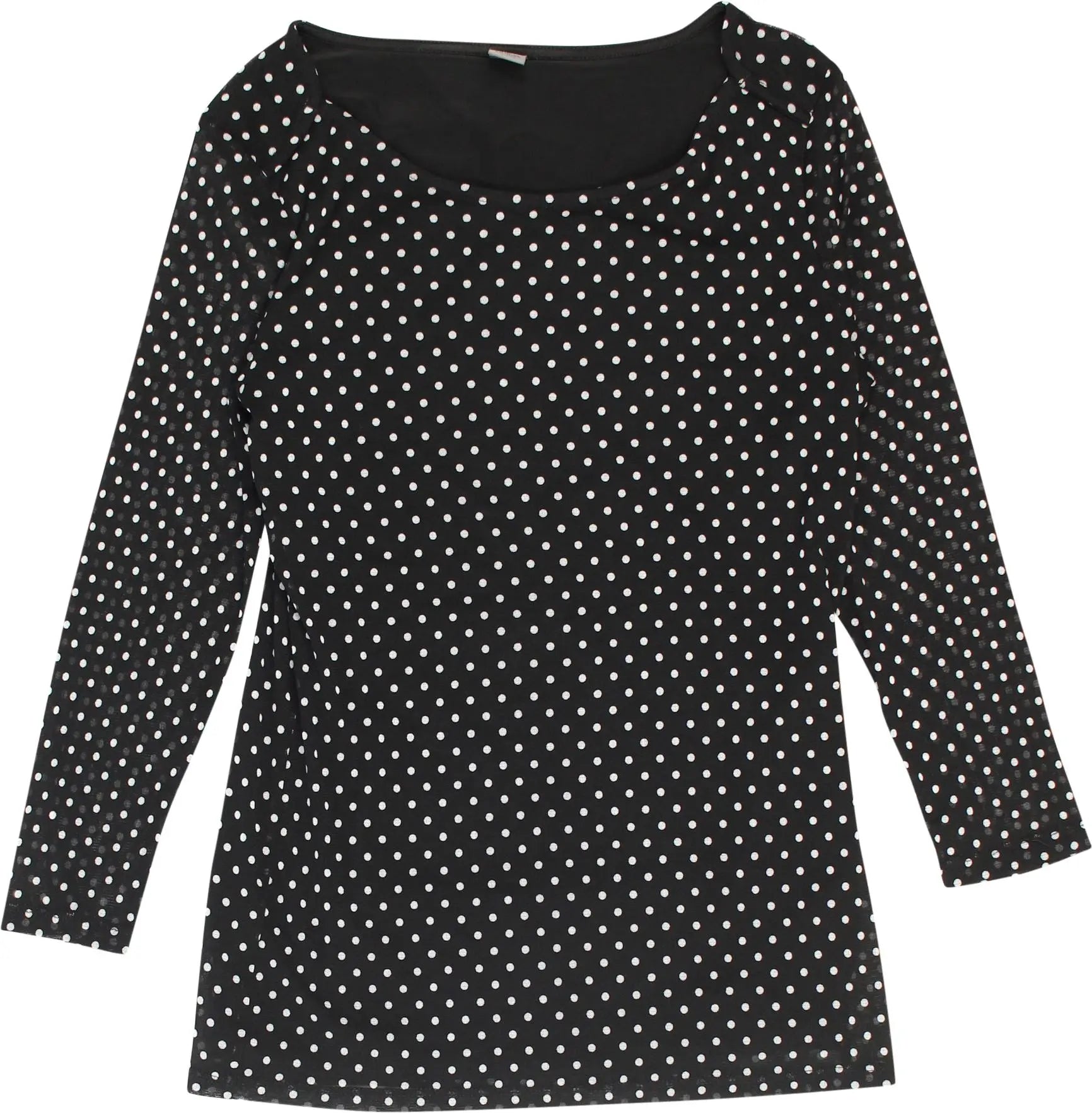 S.Oliver - Polka Dot Long Sleeve Top- ThriftTale.com - Vintage and second handclothing