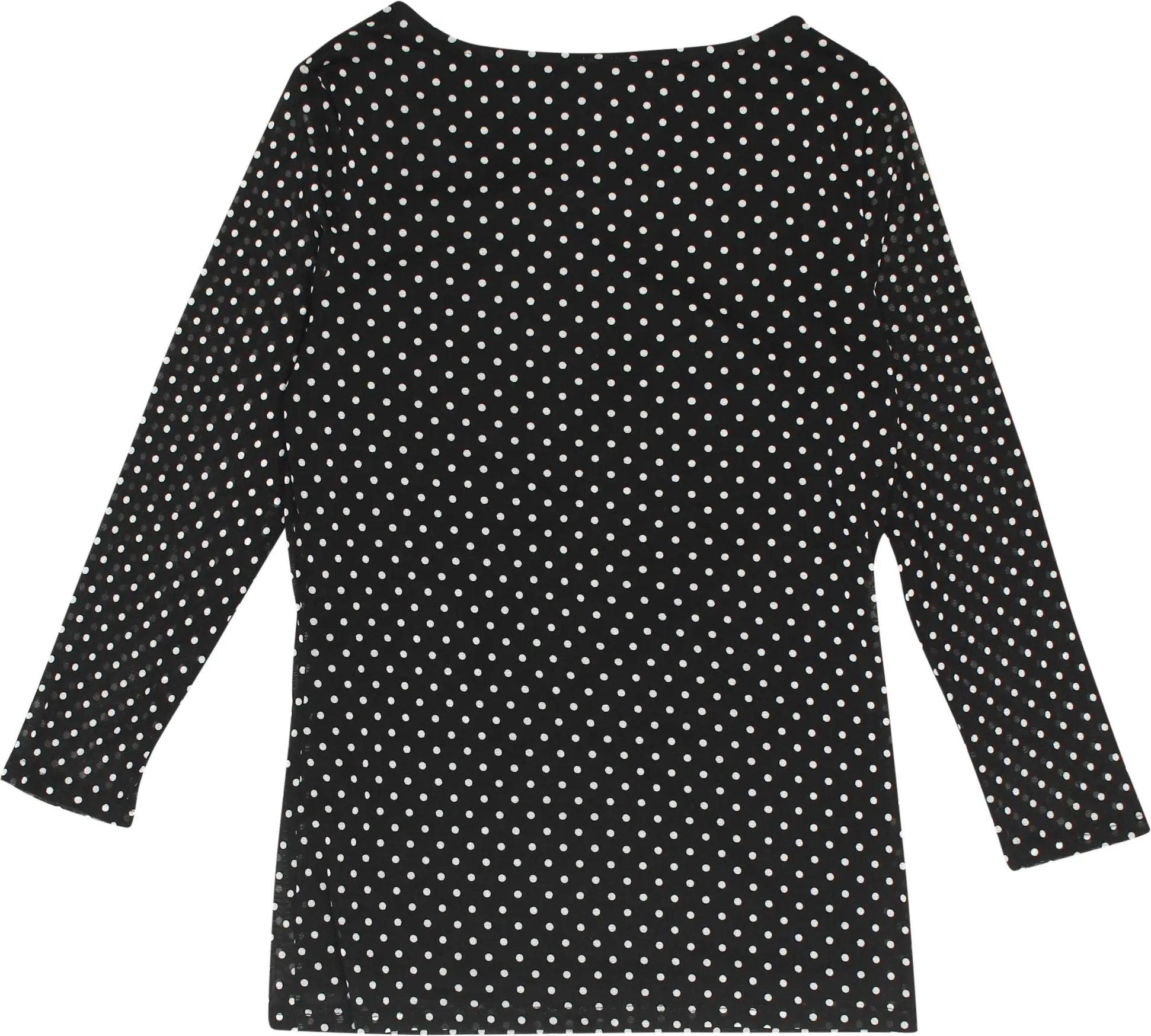 S.Oliver - Polka Dot Long Sleeve Top- ThriftTale.com - Vintage and second handclothing