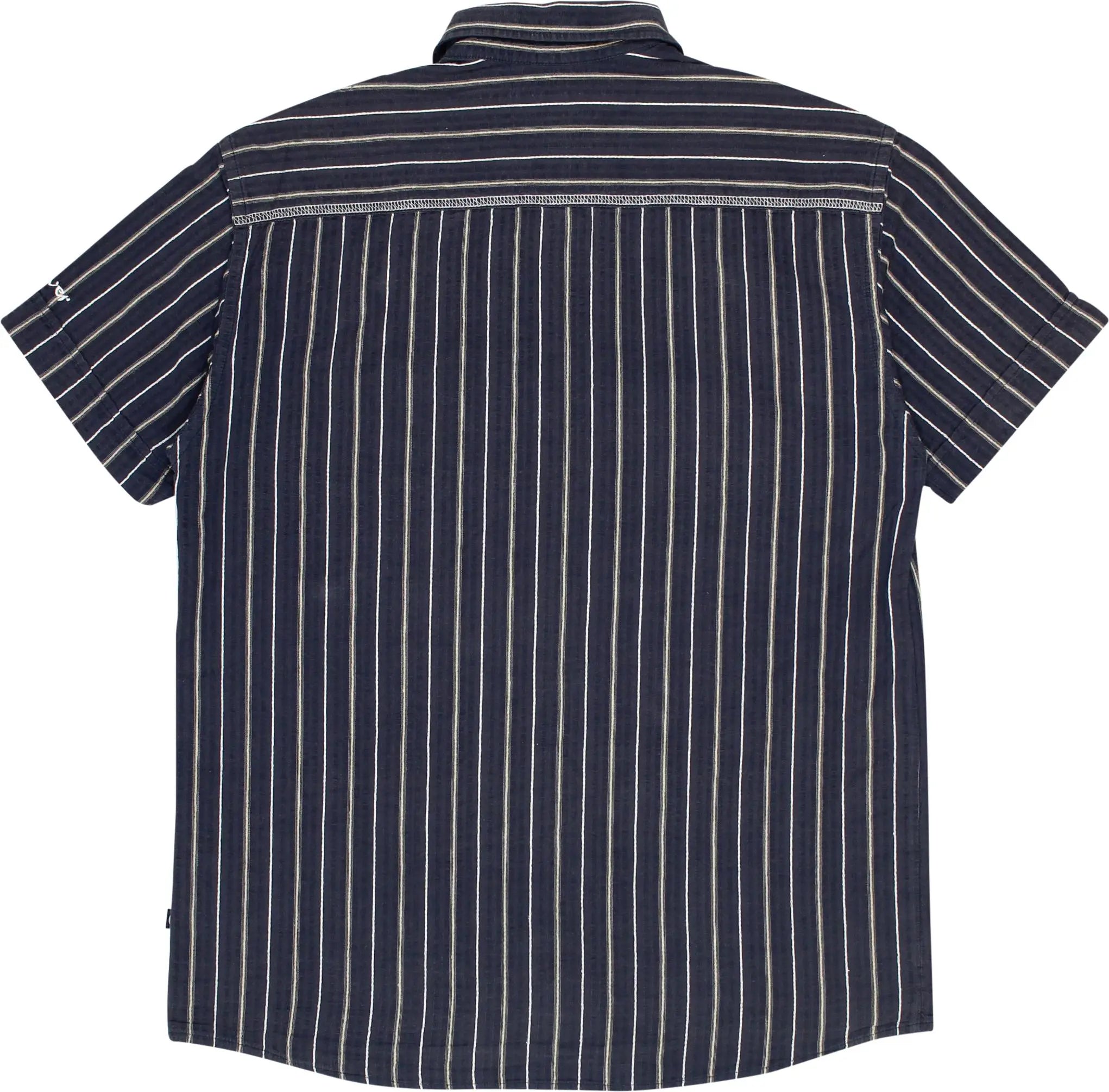 S.Oliver - Short Sleeve Seersucker Shirt- ThriftTale.com - Vintage and second handclothing