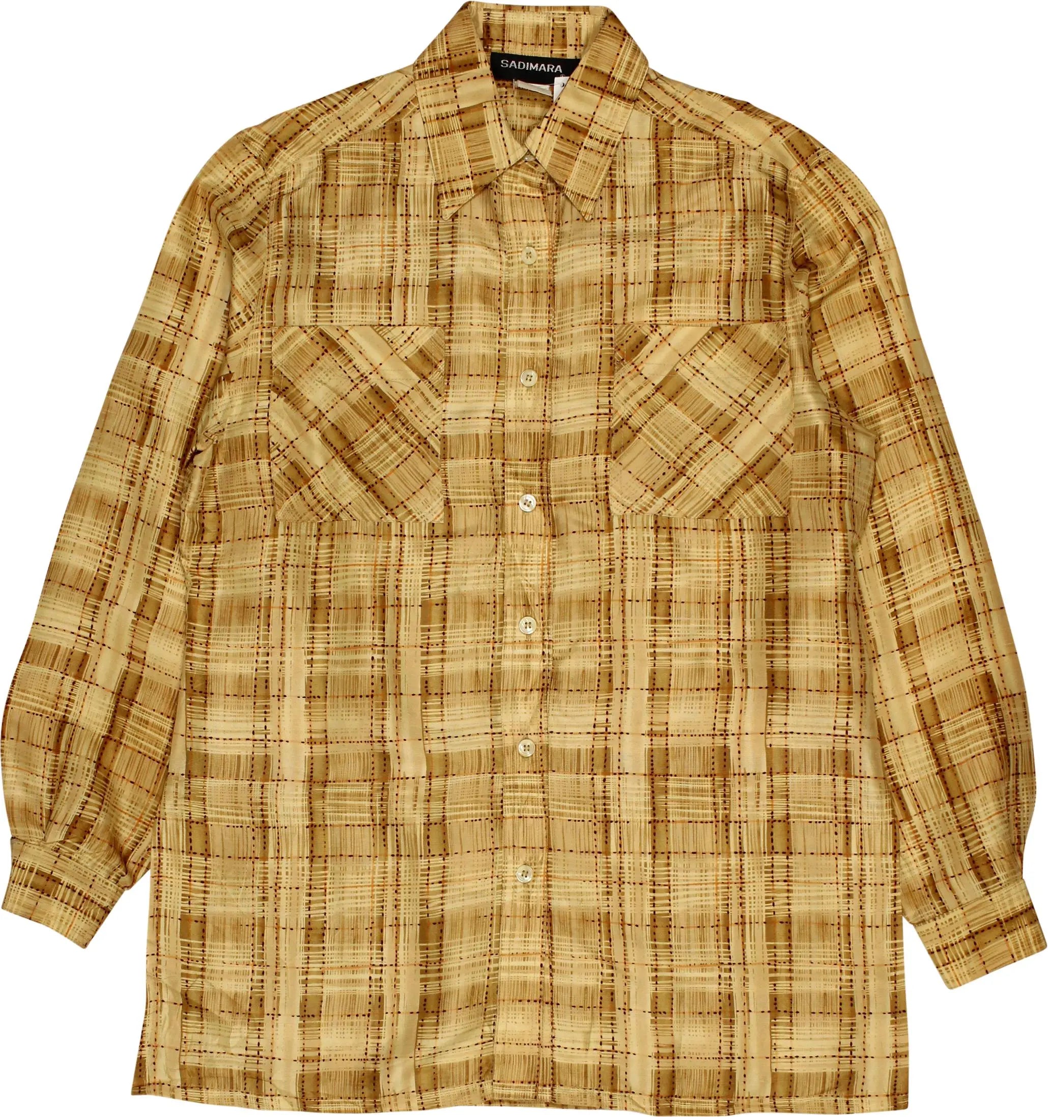 Sadimara - Silk Shirt- ThriftTale.com - Vintage and second handclothing