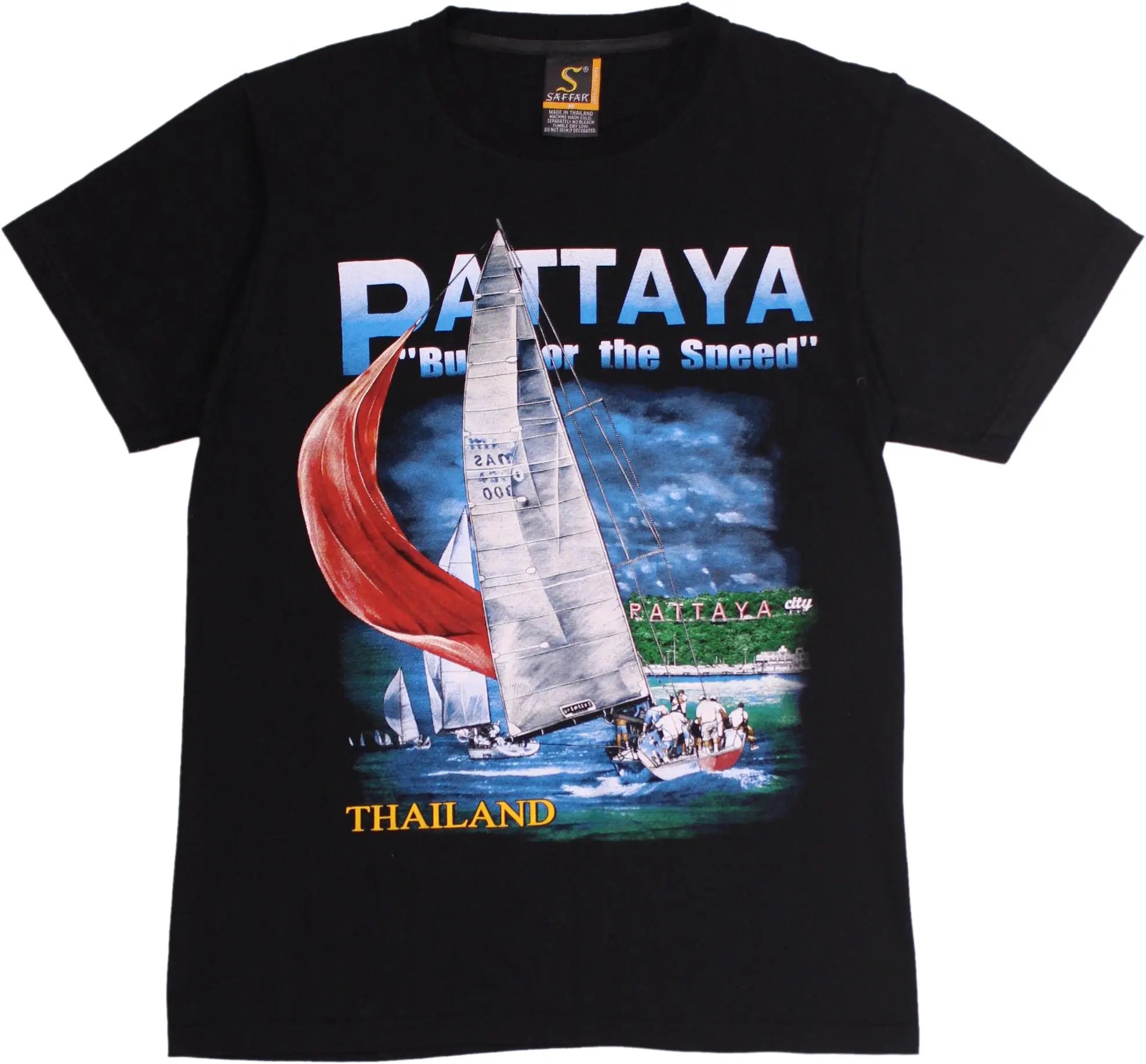 Saffar - Pattaya T-shirt- ThriftTale.com - Vintage and second handclothing