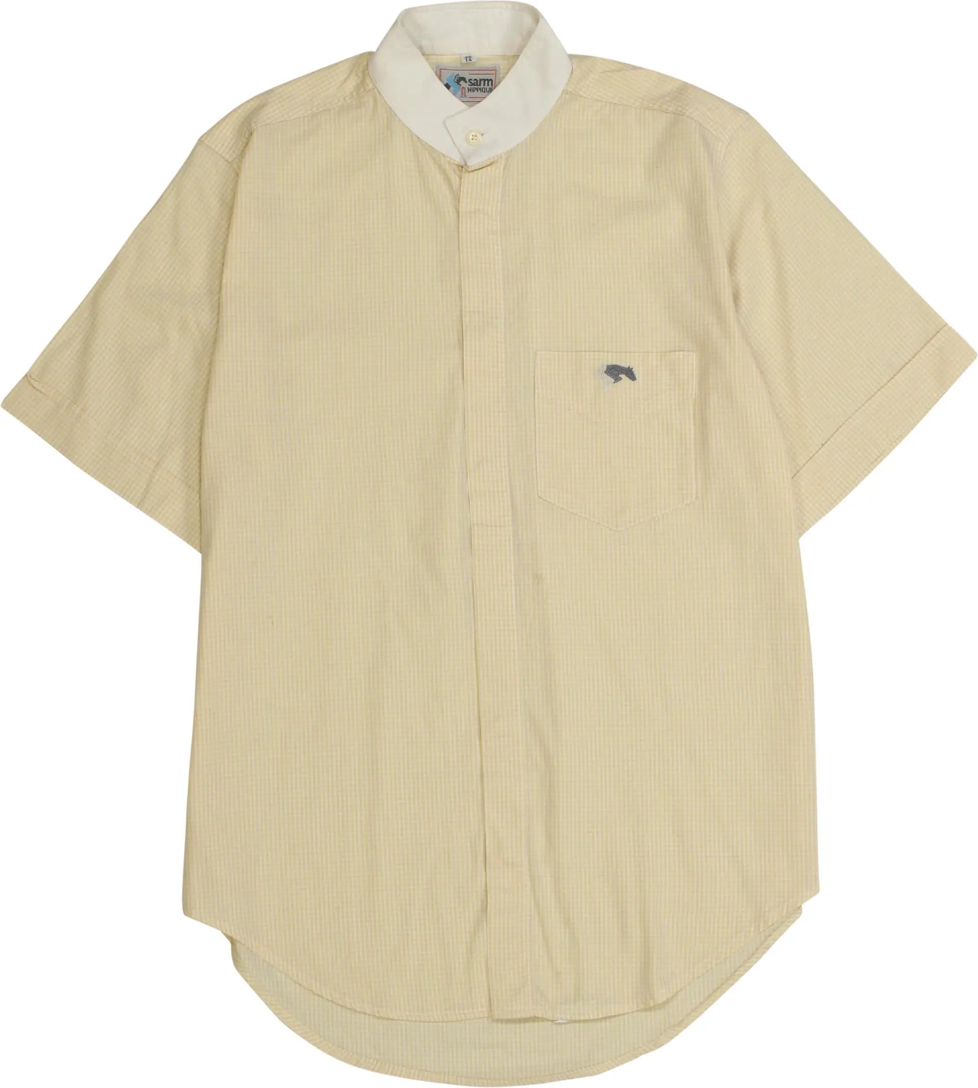 Sam Hippique - Short Sleeve Shirt- ThriftTale.com - Vintage and second handclothing