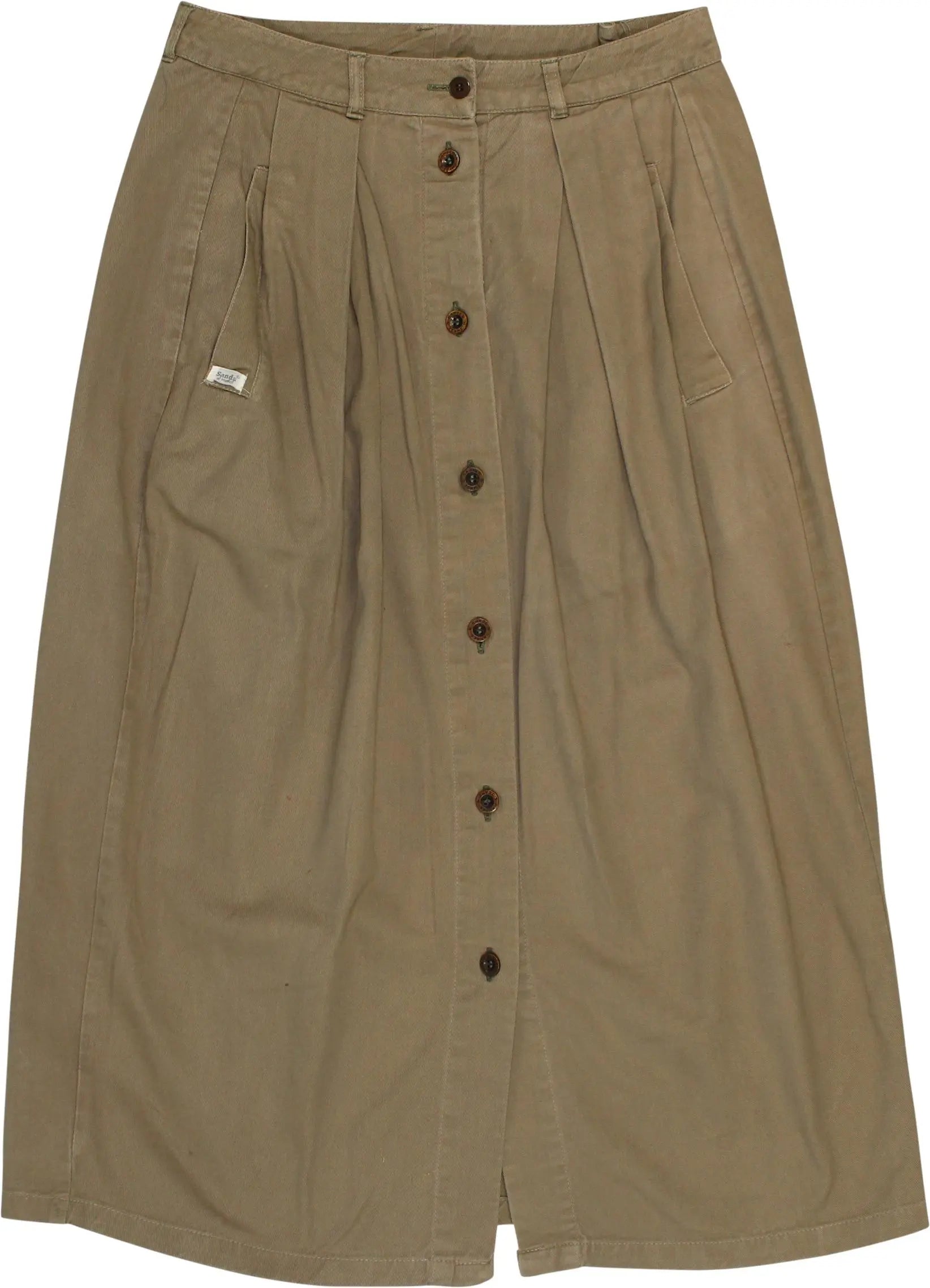 Sands - Denim Midi Skirt- ThriftTale.com - Vintage and second handclothing