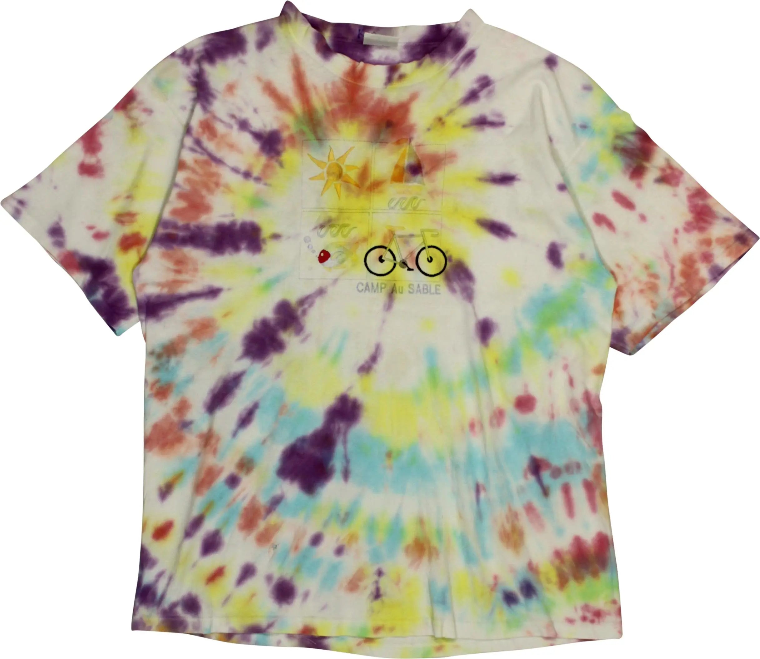 Santee Hvywt - 90s Tie Dye T-Shirt- ThriftTale.com - Vintage and second handclothing