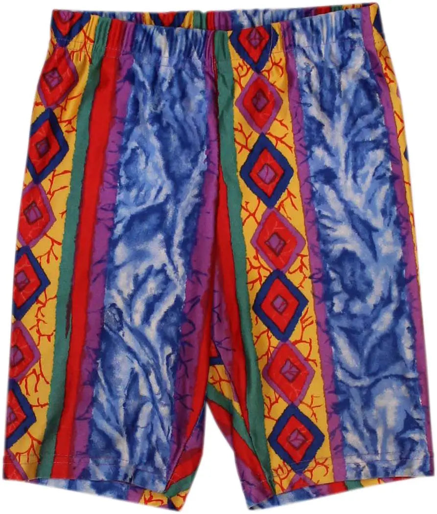 Santo Stefano - Colourful Biker Shorts- ThriftTale.com - Vintage and second handclothing