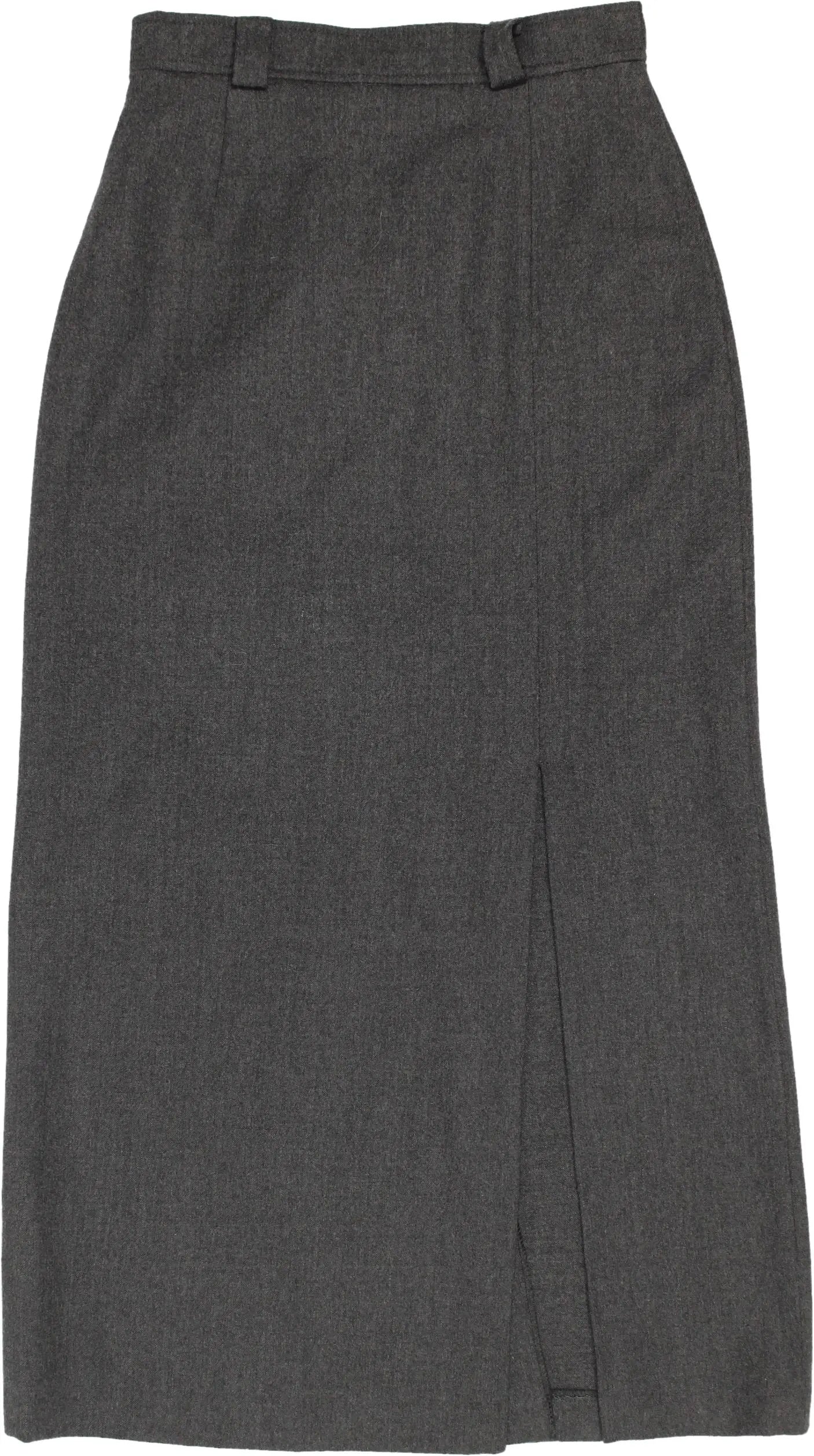 Sara Glenzer - Grey pencil skirt- ThriftTale.com - Vintage and second handclothing