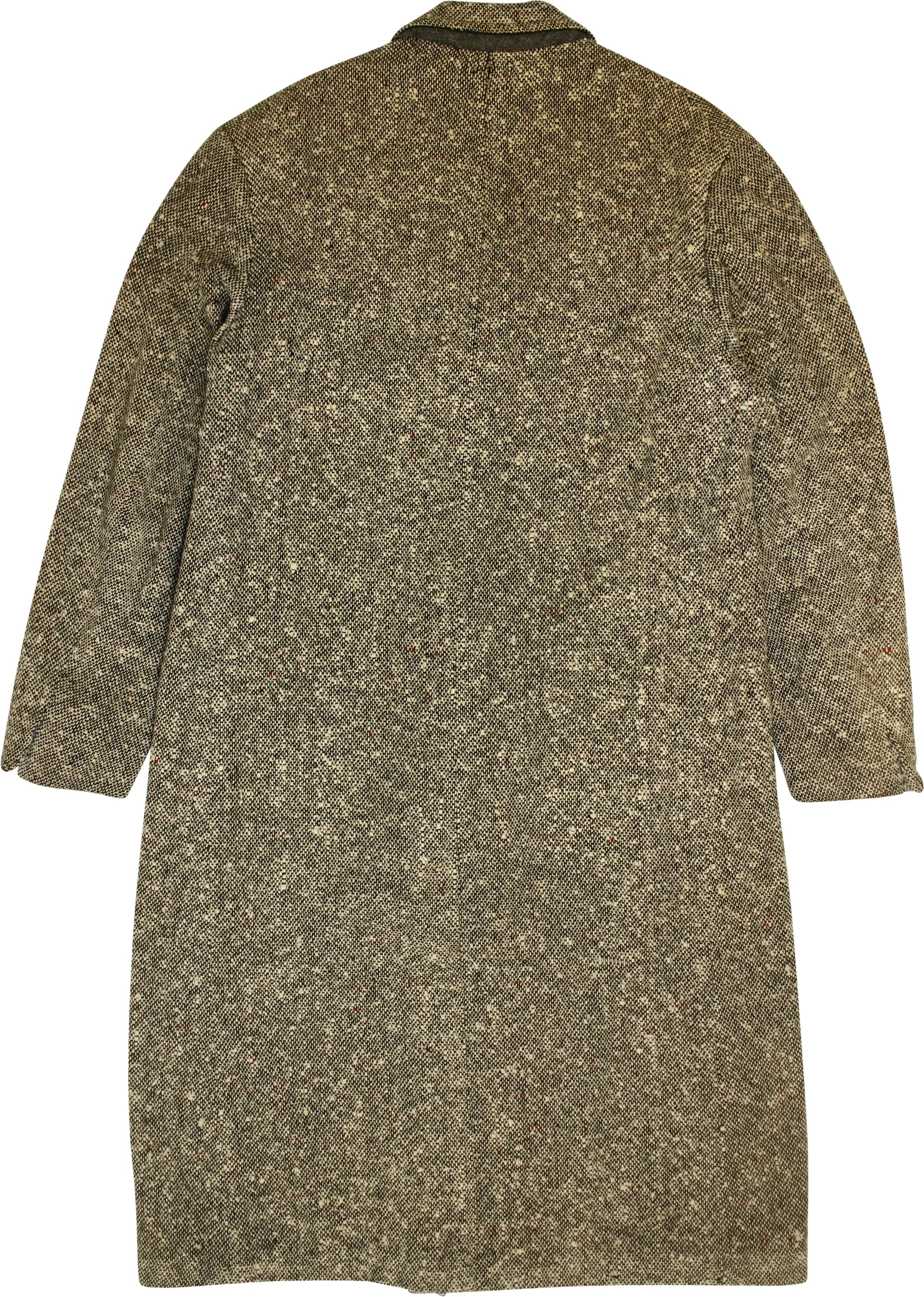 Schaefer Tailoring - 40s Tweed Overcoat- ThriftTale.com - Vintage and second handclothing