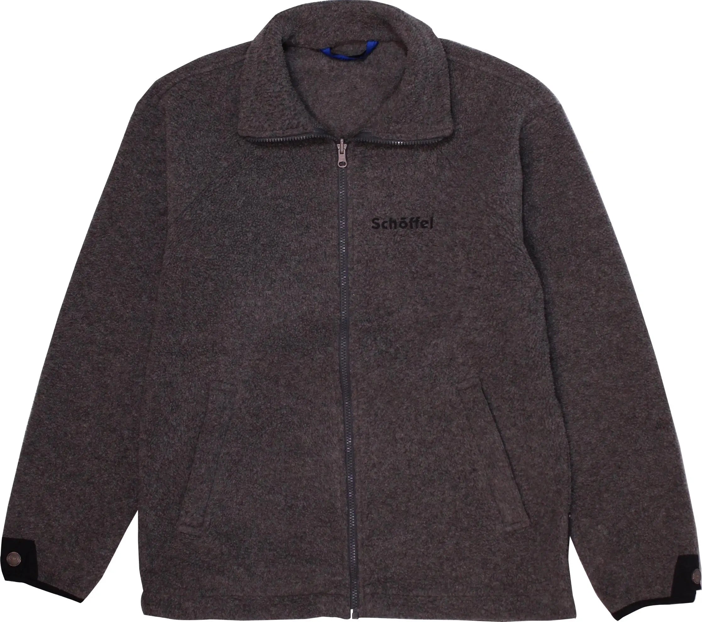 Schöffel - Grey Fleece Jacket- ThriftTale.com - Vintage and second handclothing