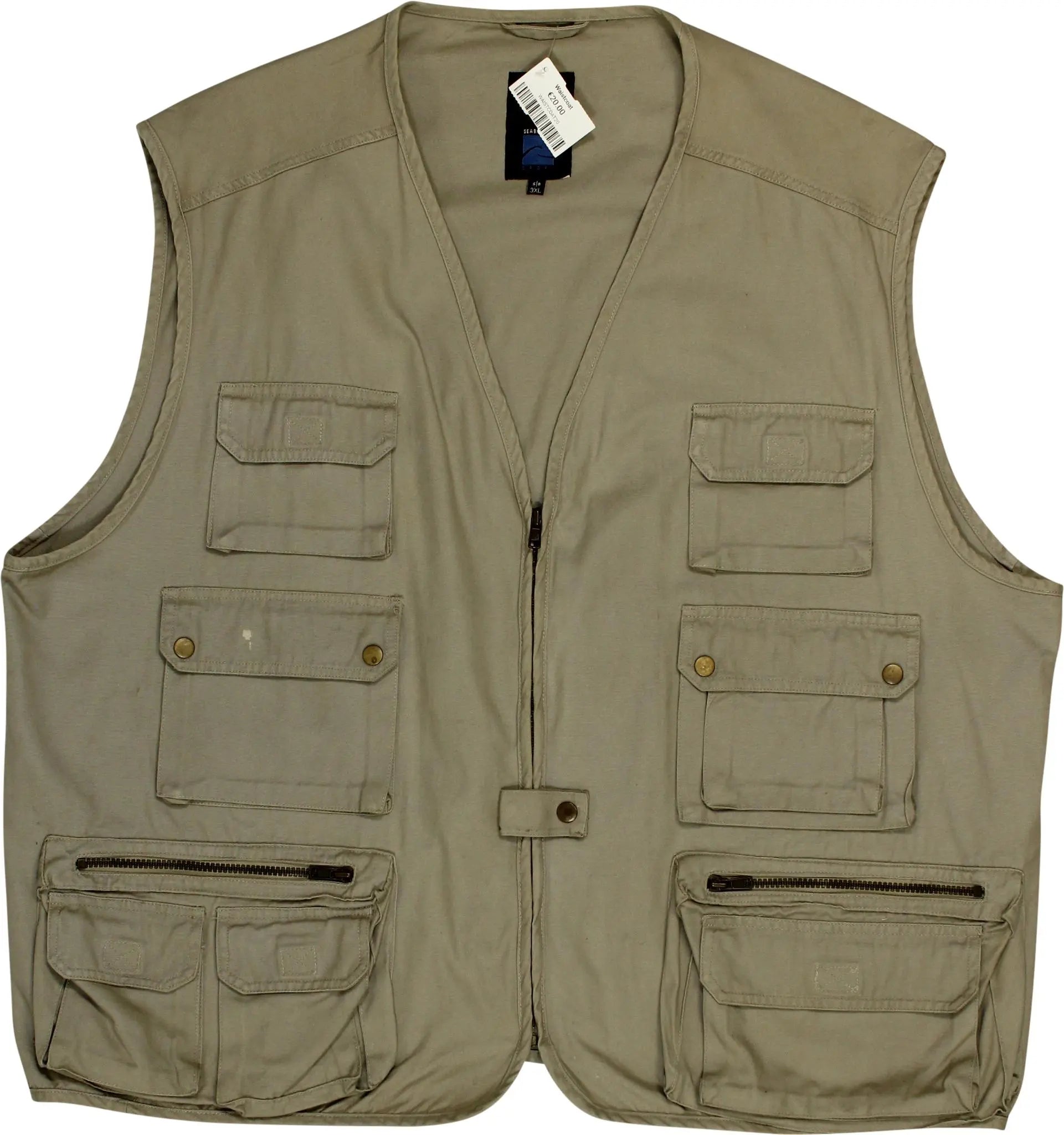 Seabarrier - Utility Waistcoat- ThriftTale.com - Vintage and second handclothing