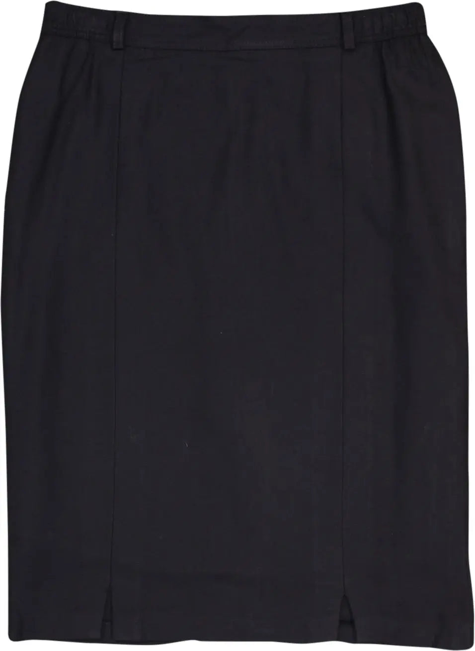 Seda Modell - Black Wool Skirt- ThriftTale.com - Vintage and second handclothing